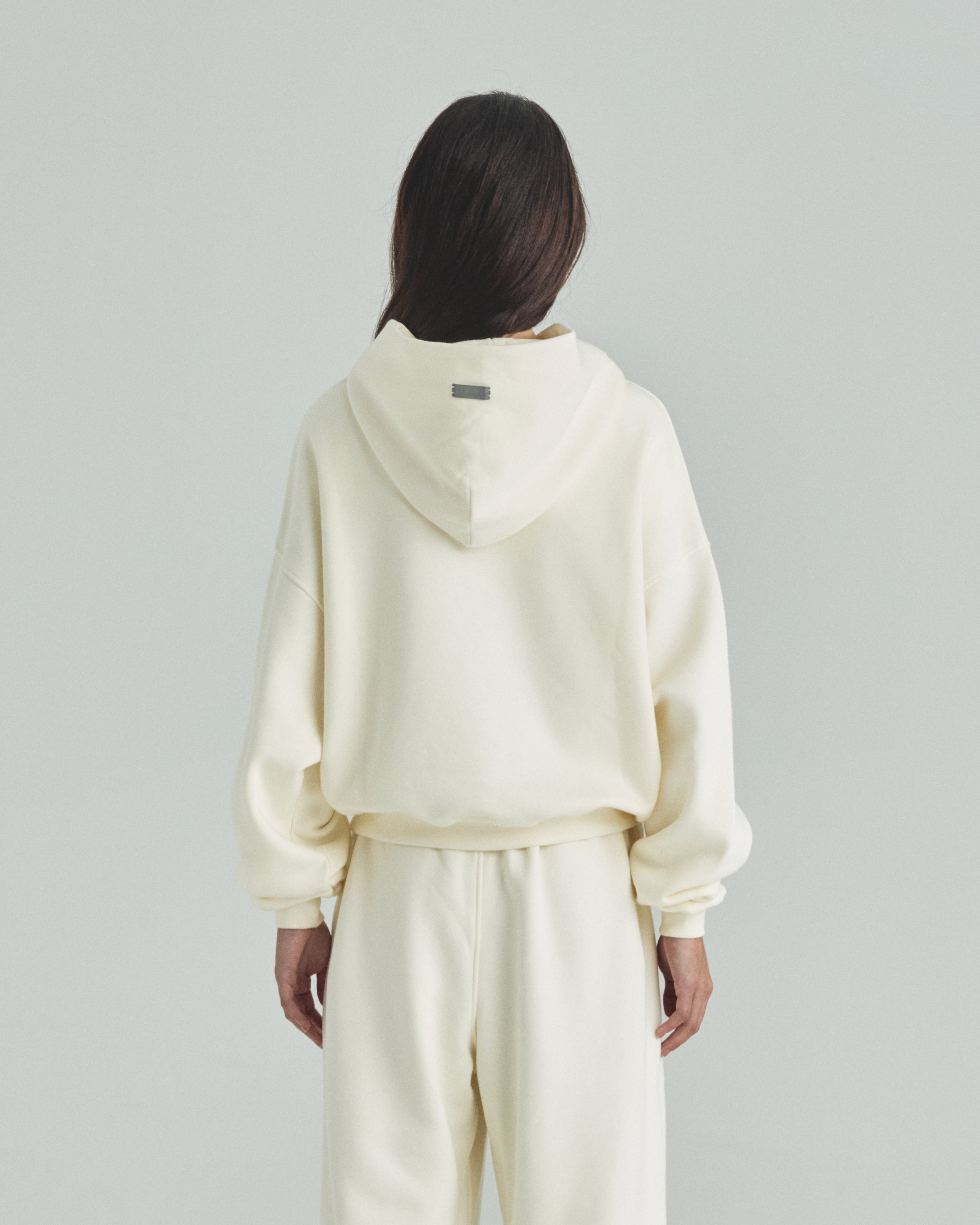 Blanks Boxy Fit Hoodie Cream