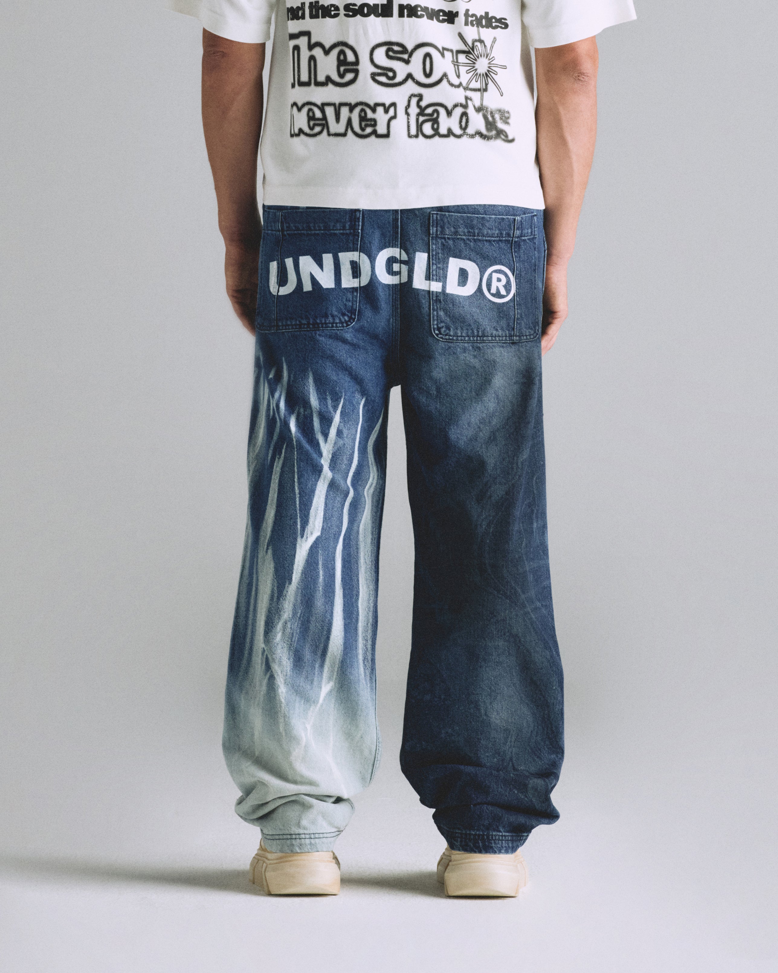 Helios UNDGLD Wide Jeans Dual Blue