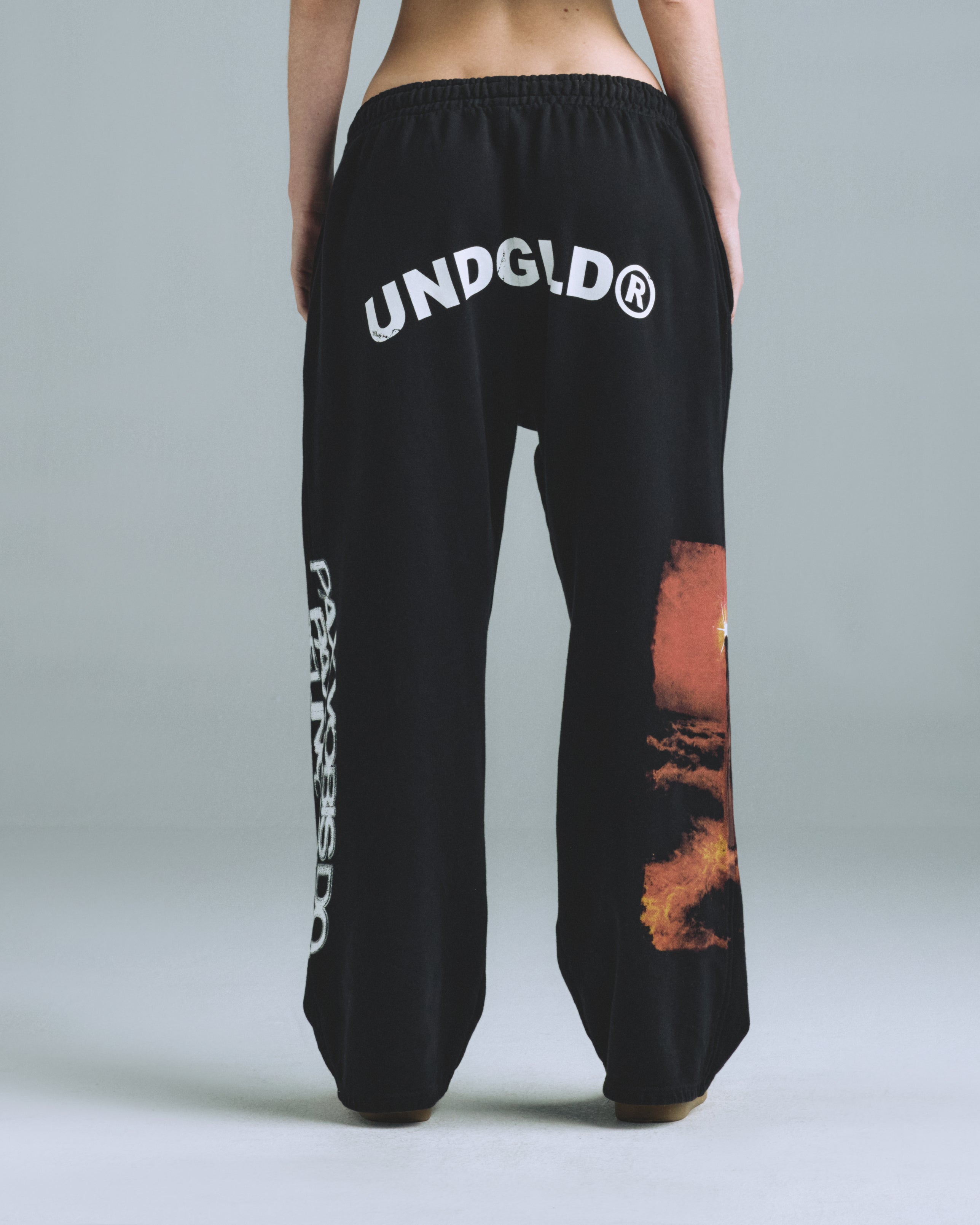 Gratia Plena Pax Straightpants Black