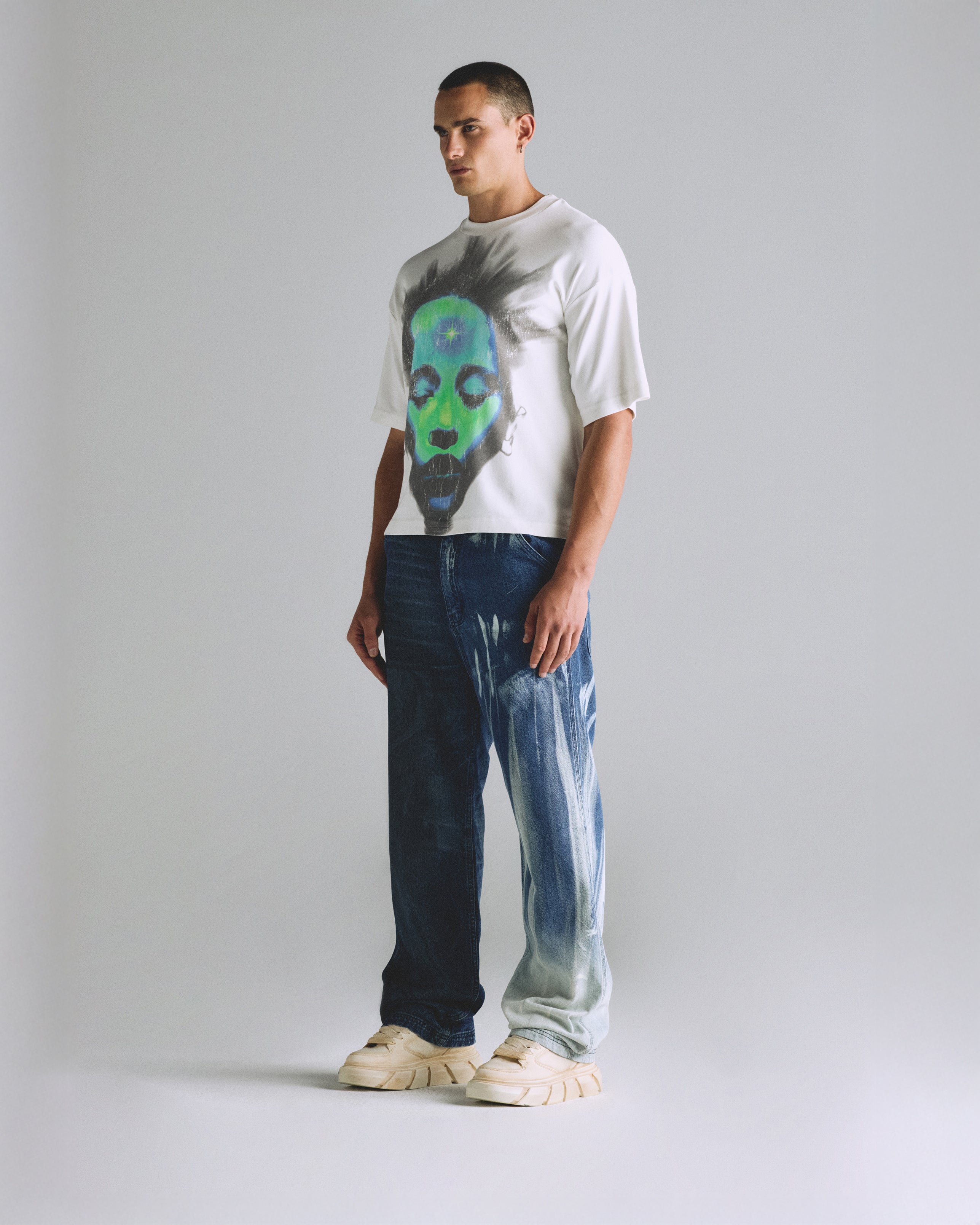Helios UNDGLD Wide Jeans Dual Blue