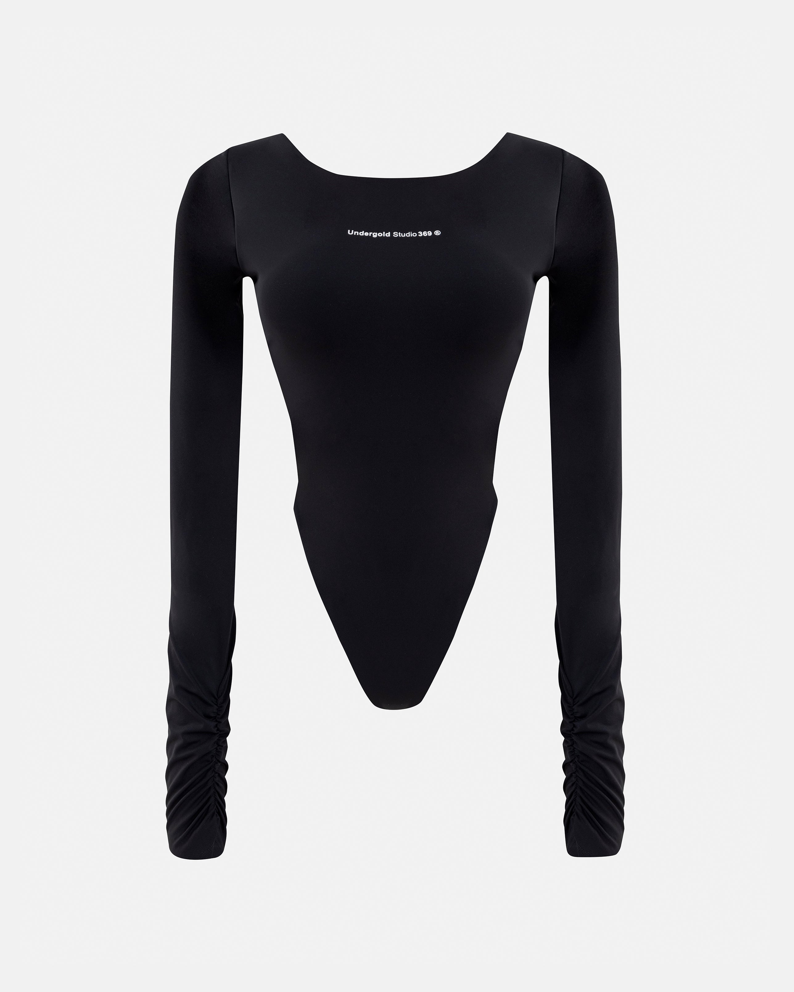 Basics Undergold Studio Backless Long Sleeve Body Black