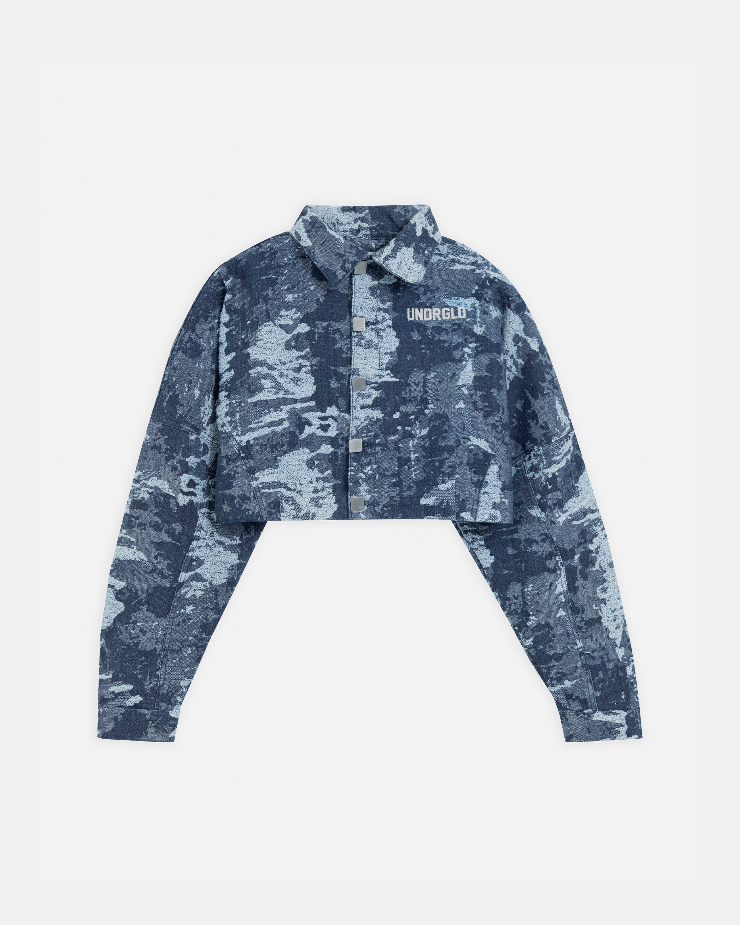 W Capsule UNDRGLD Jacquard Jacket Cammo Blue