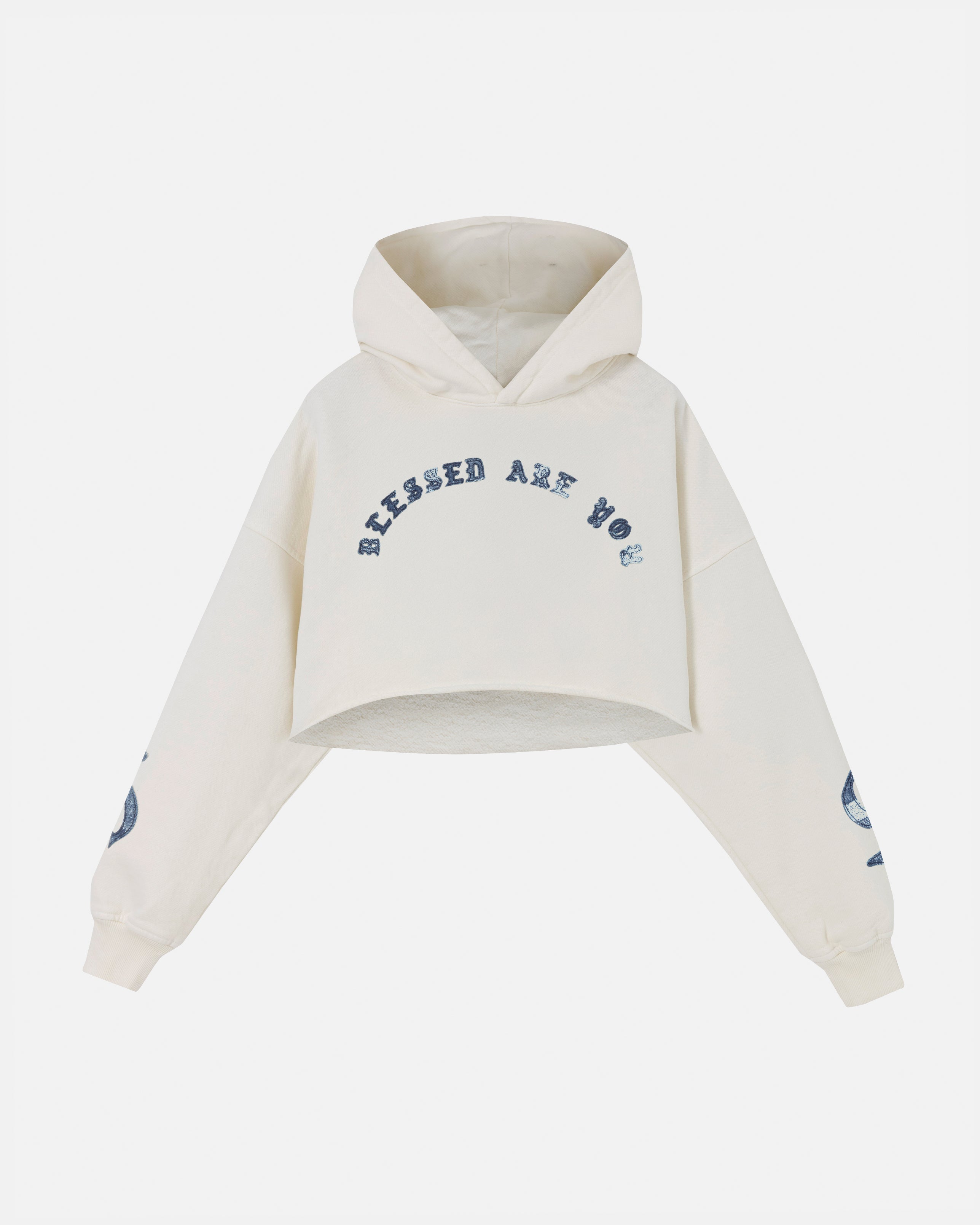 Capsule 369 Cropped Hoodie Cream