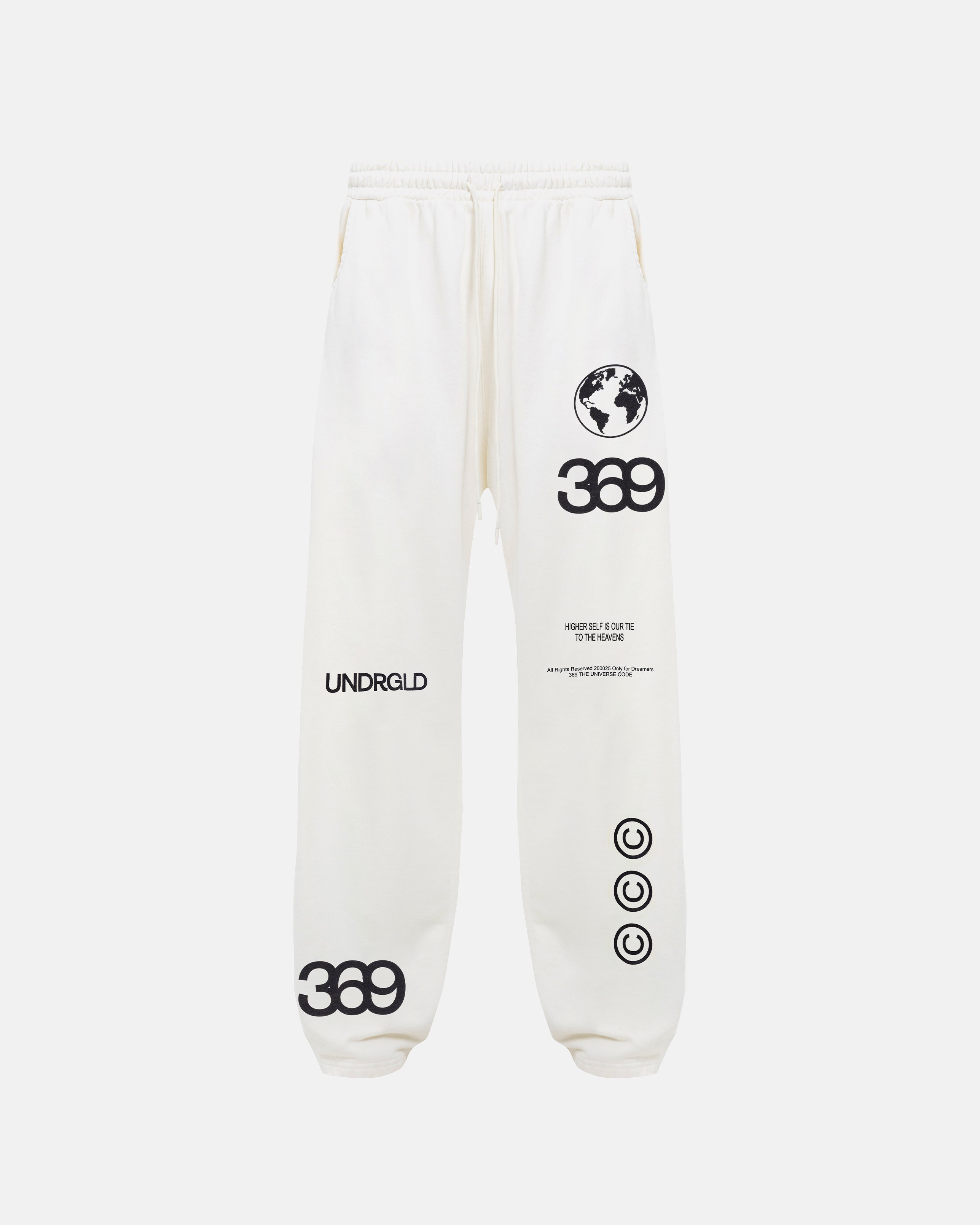 Golden Heritage Basic Straight Pants White