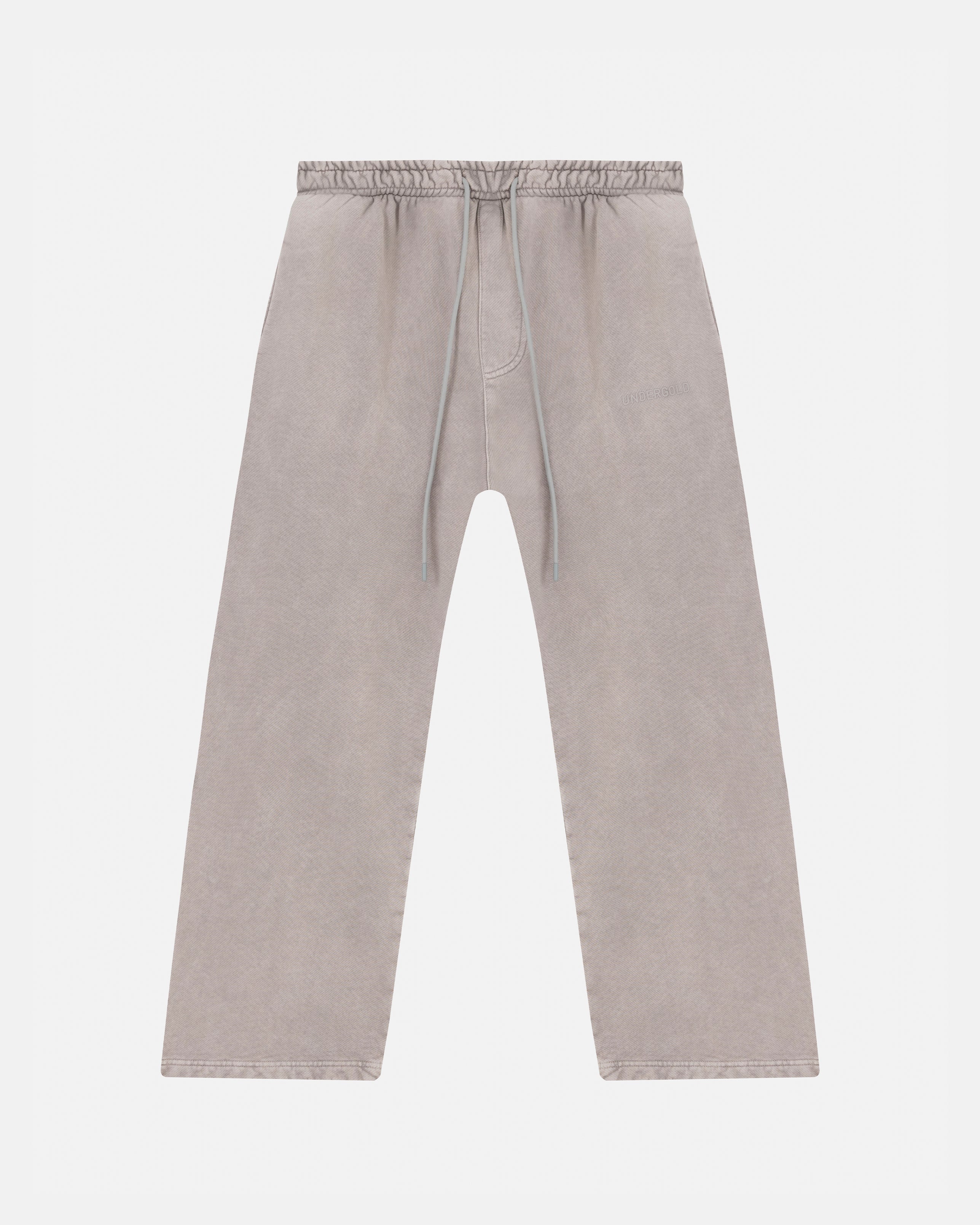 Line Logo Straightpants Washed Gray