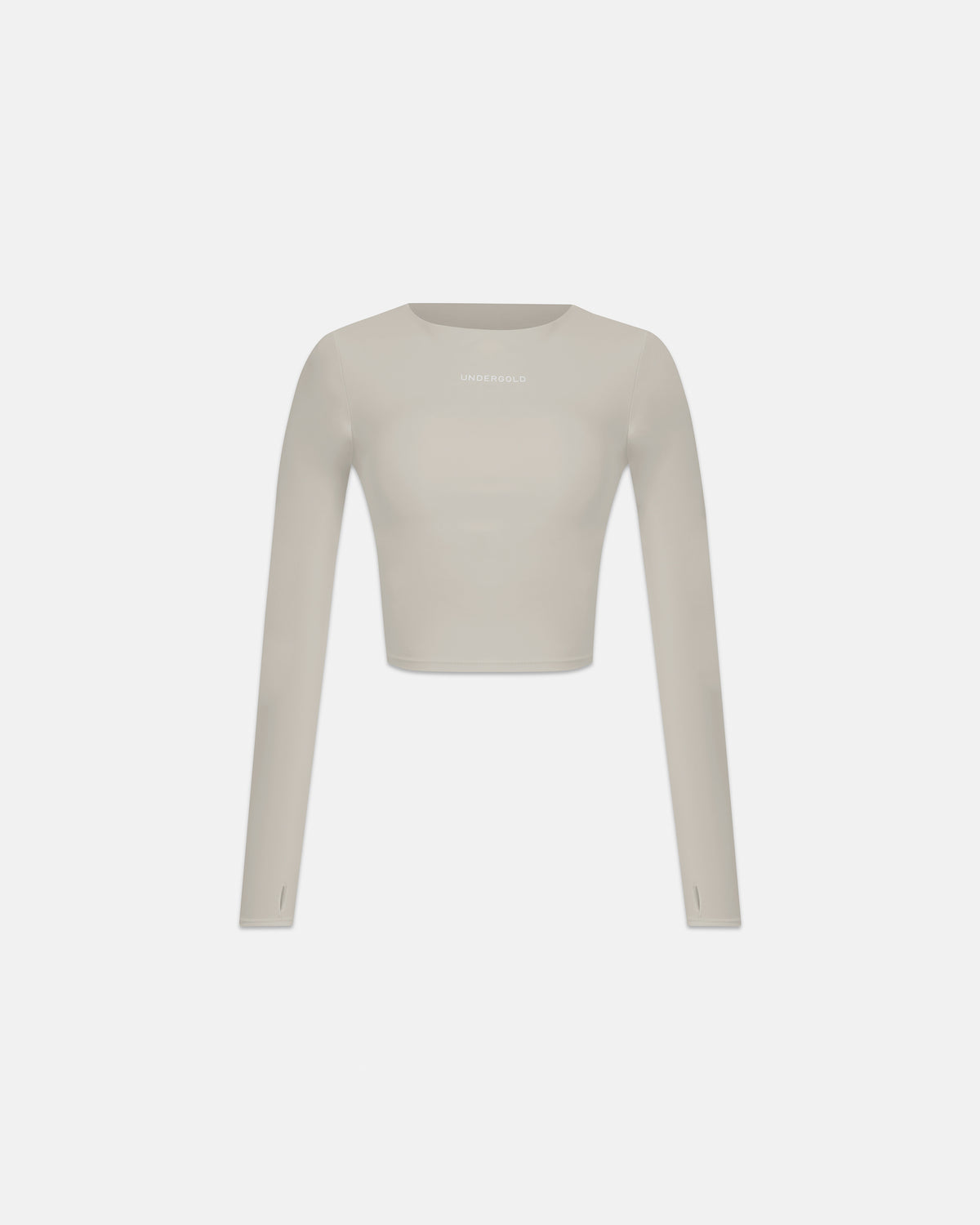 W Line Basic Long Sleeve Tshirt Light Gray