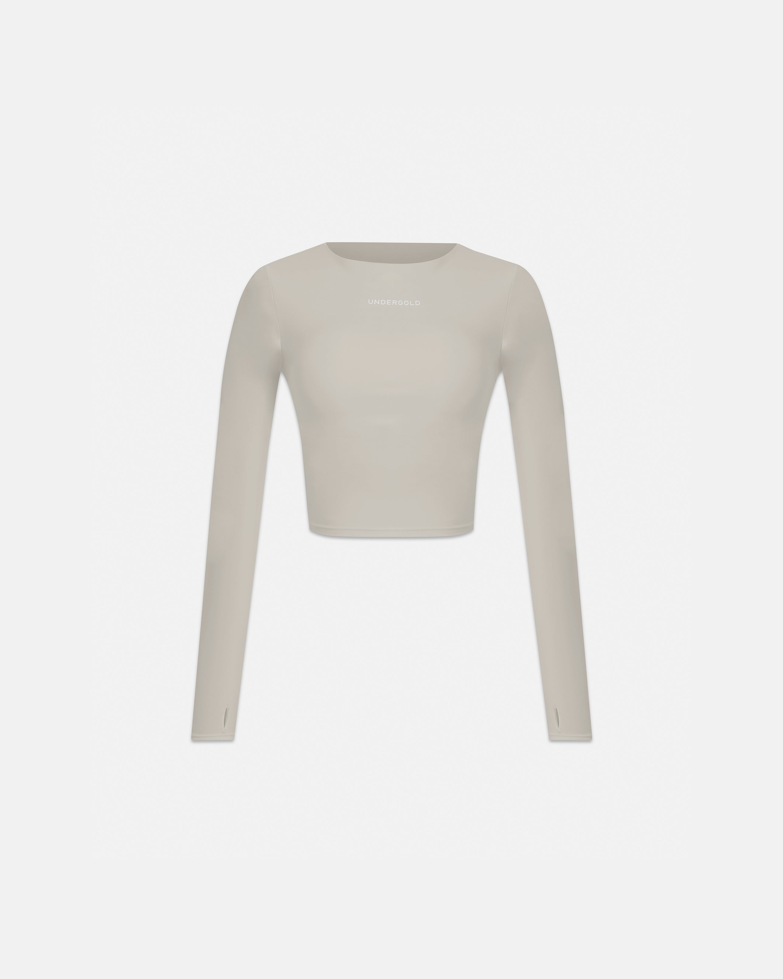 W Line Basic Long Sleeve Tshirt Light Gray