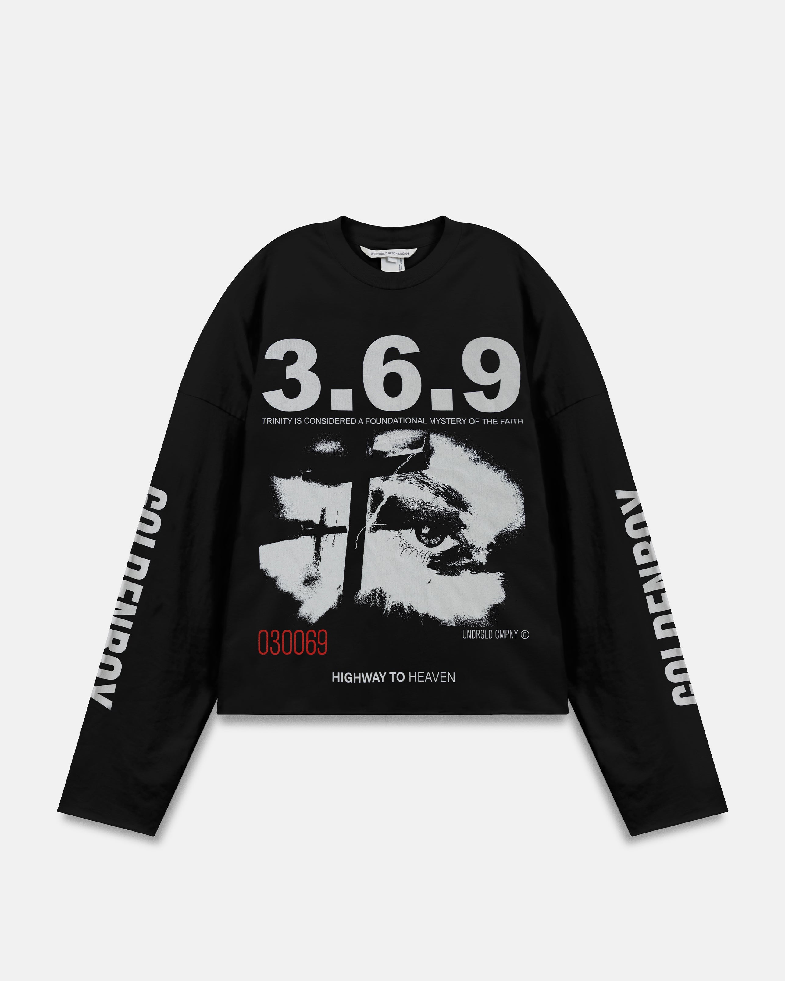 Spring Trinitas Long Sleeve Tshirt Black