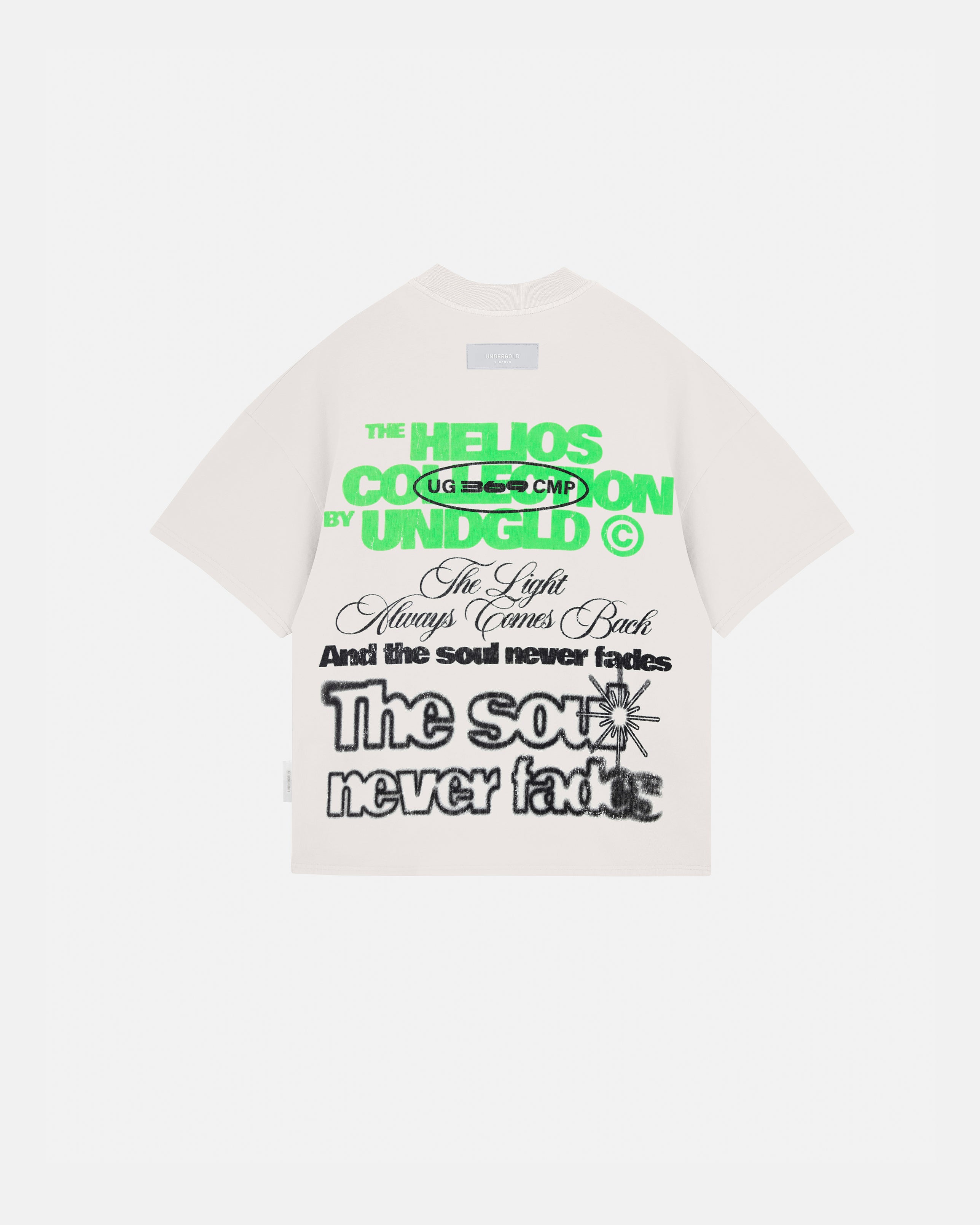 Helios Face Boxy Fit Tshirt White