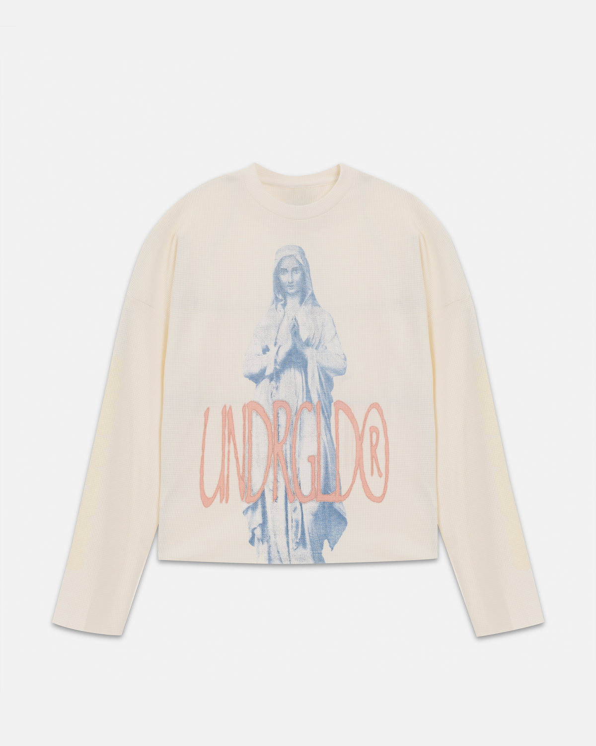 Pilgrimage Miraculous Long Sleeve Boxy Fit Tshirt White
