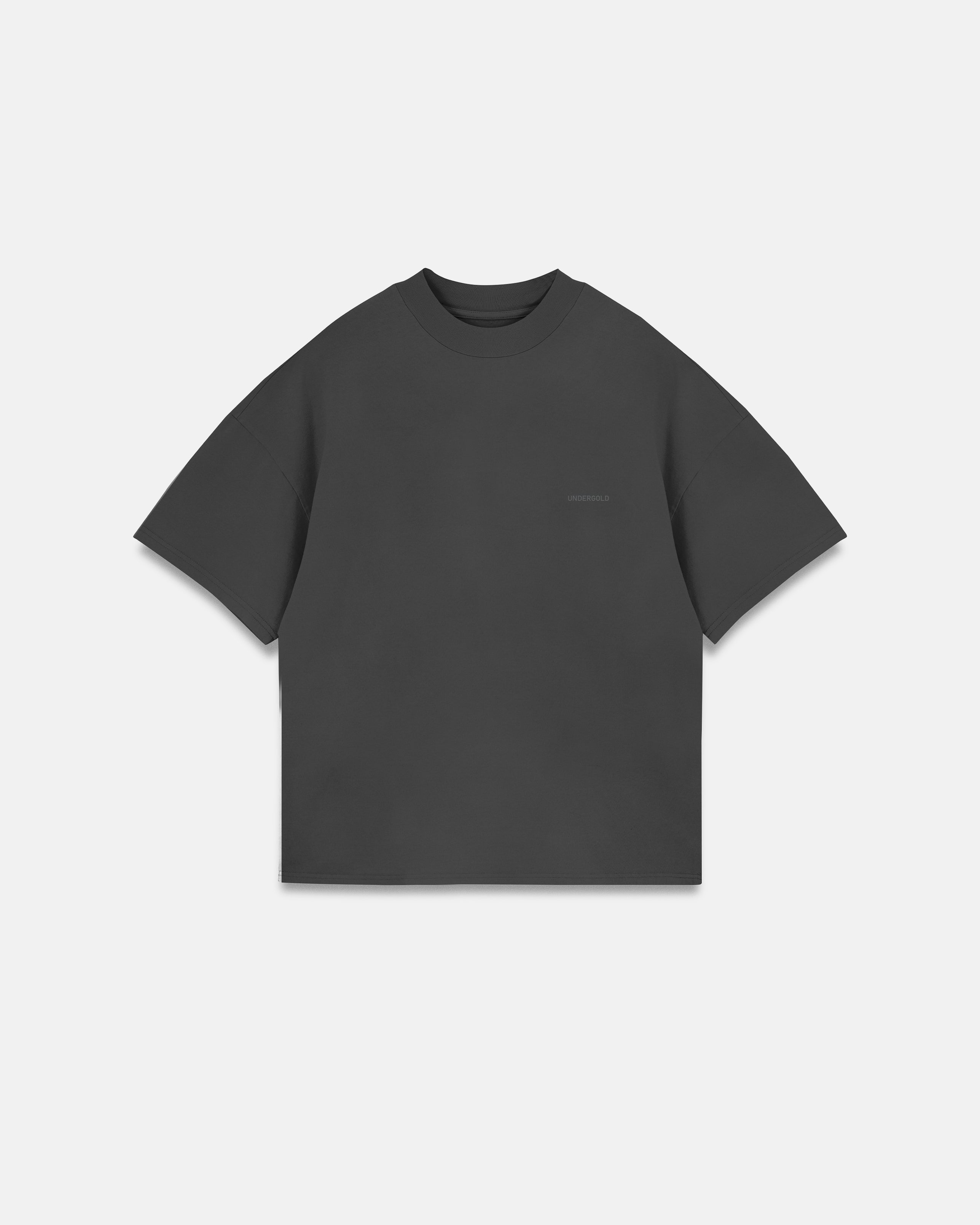 Line Basic Boxy Fit Tshirt Dark Gray