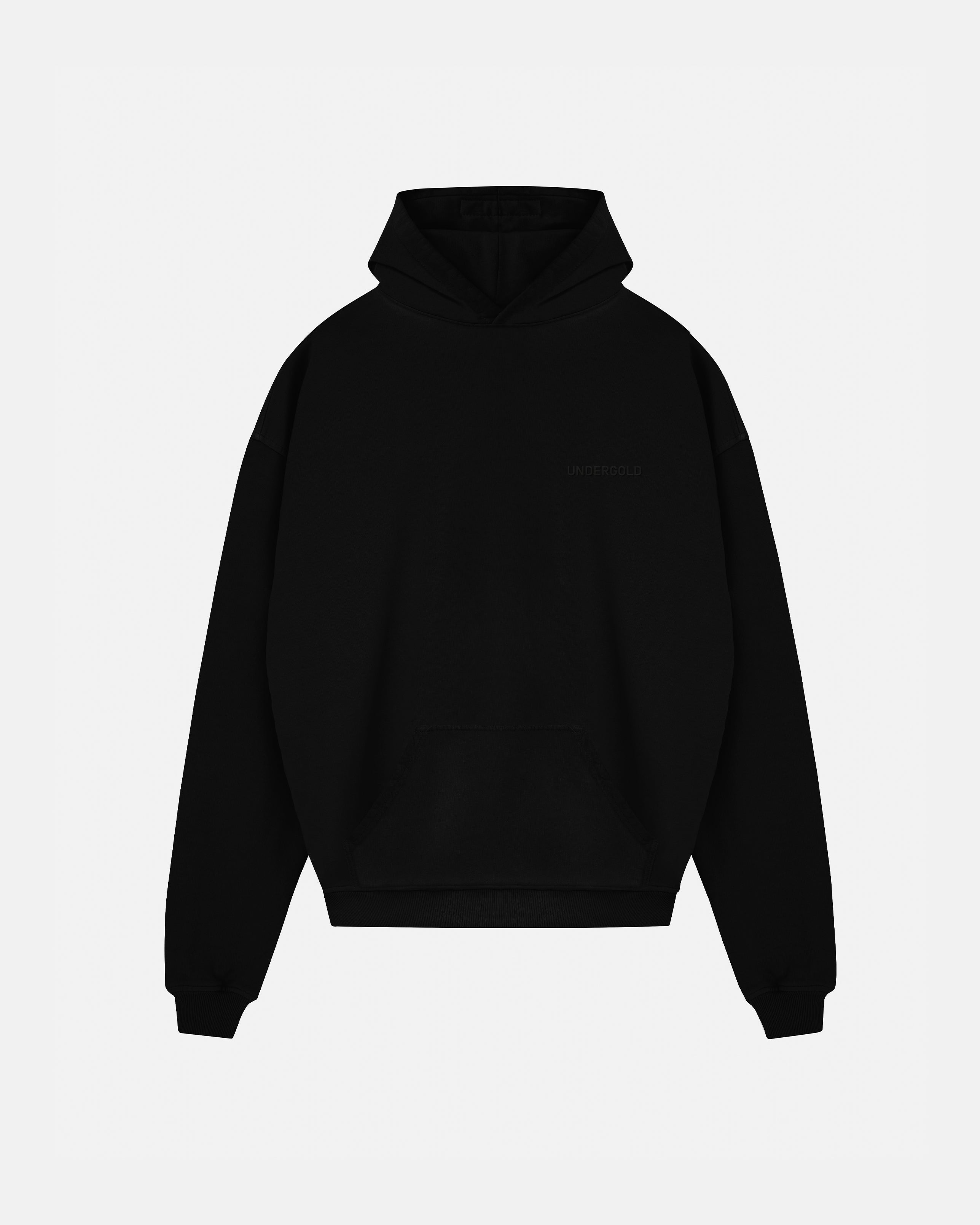 Line Logo Hoodie Black