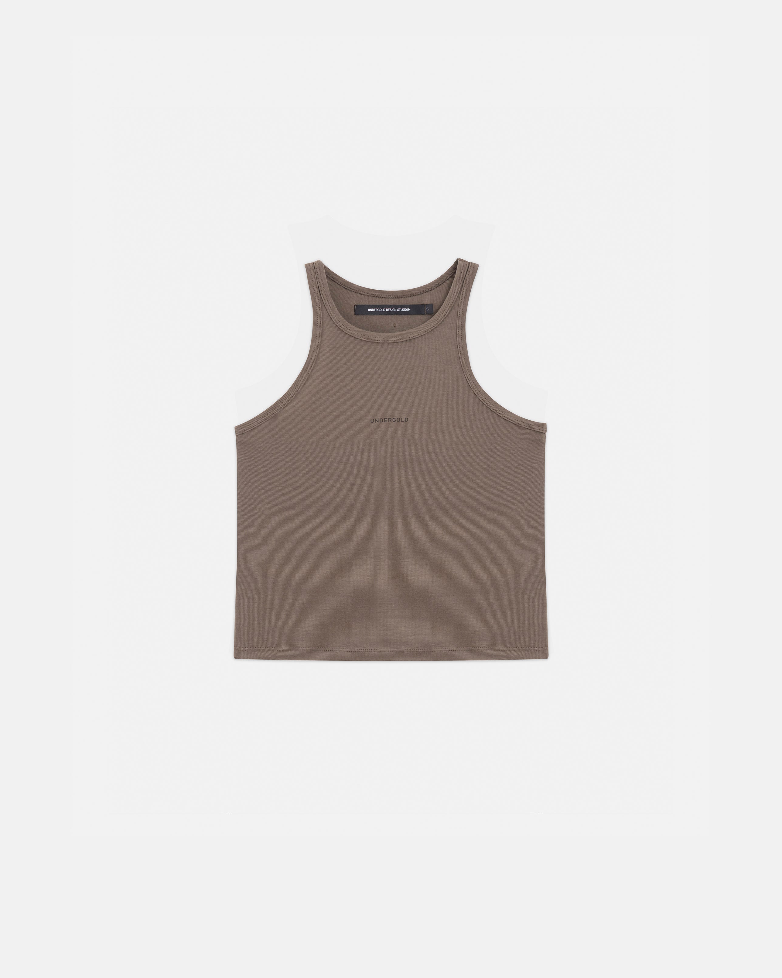 Line Basic Halter Tank Top Brown