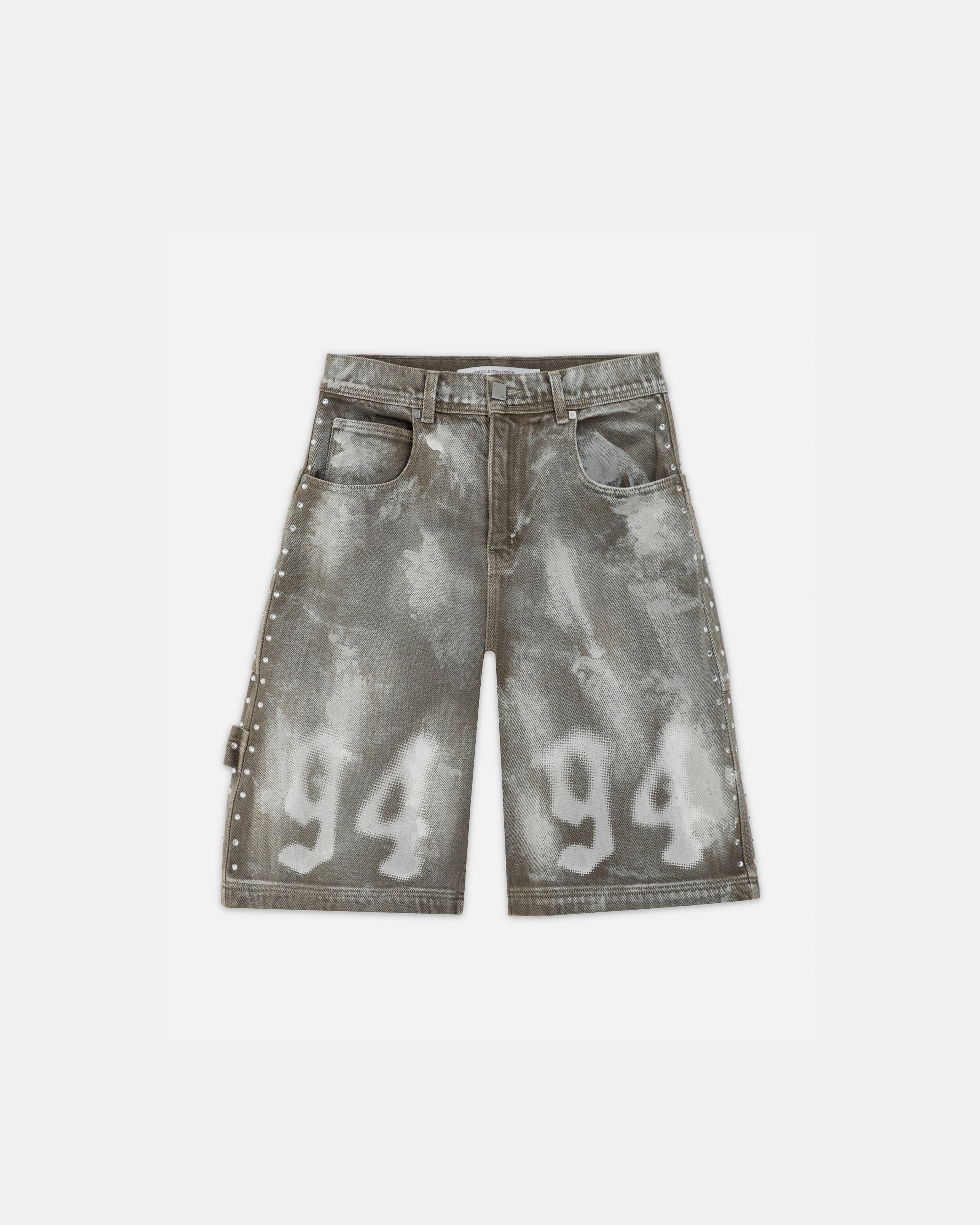 94' UNGD Riveted Painted Jorts Painted Gray