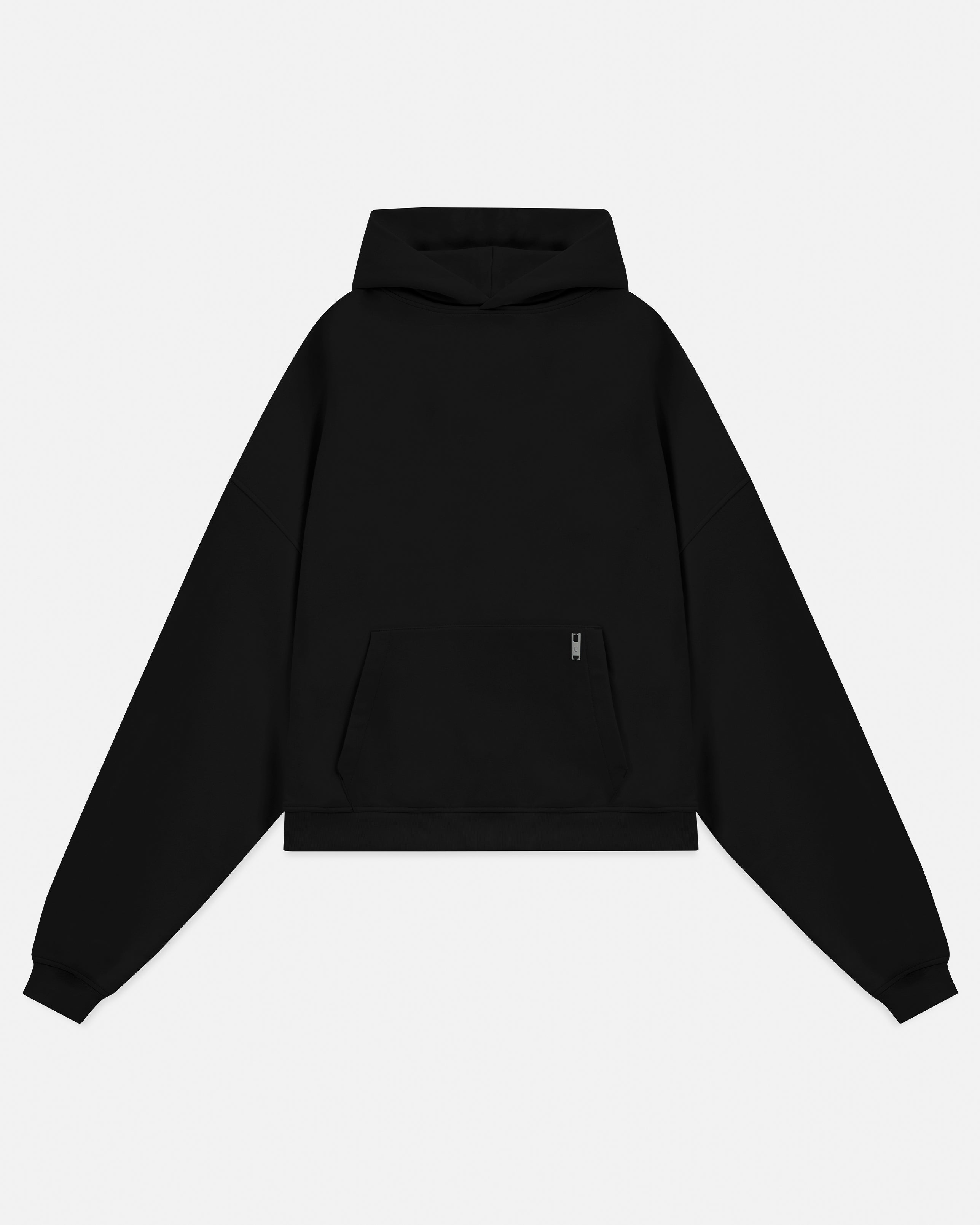 Blanks Boxy Fit Hoodie Black