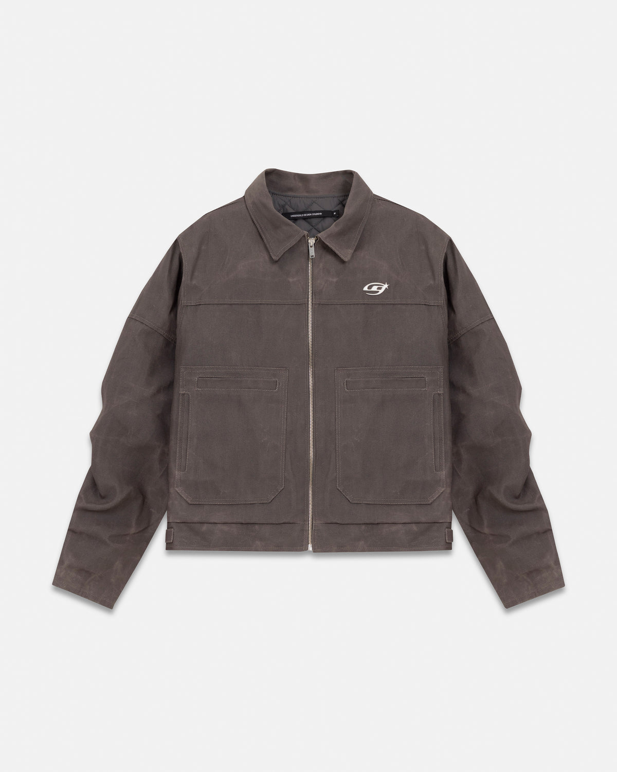 Basics Undergold Studio Canvas Jacket Waxed Gray