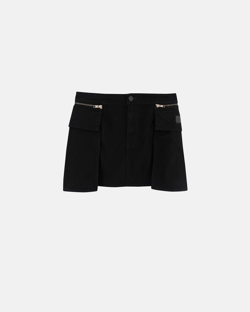 Basics Cargo Skirt Black