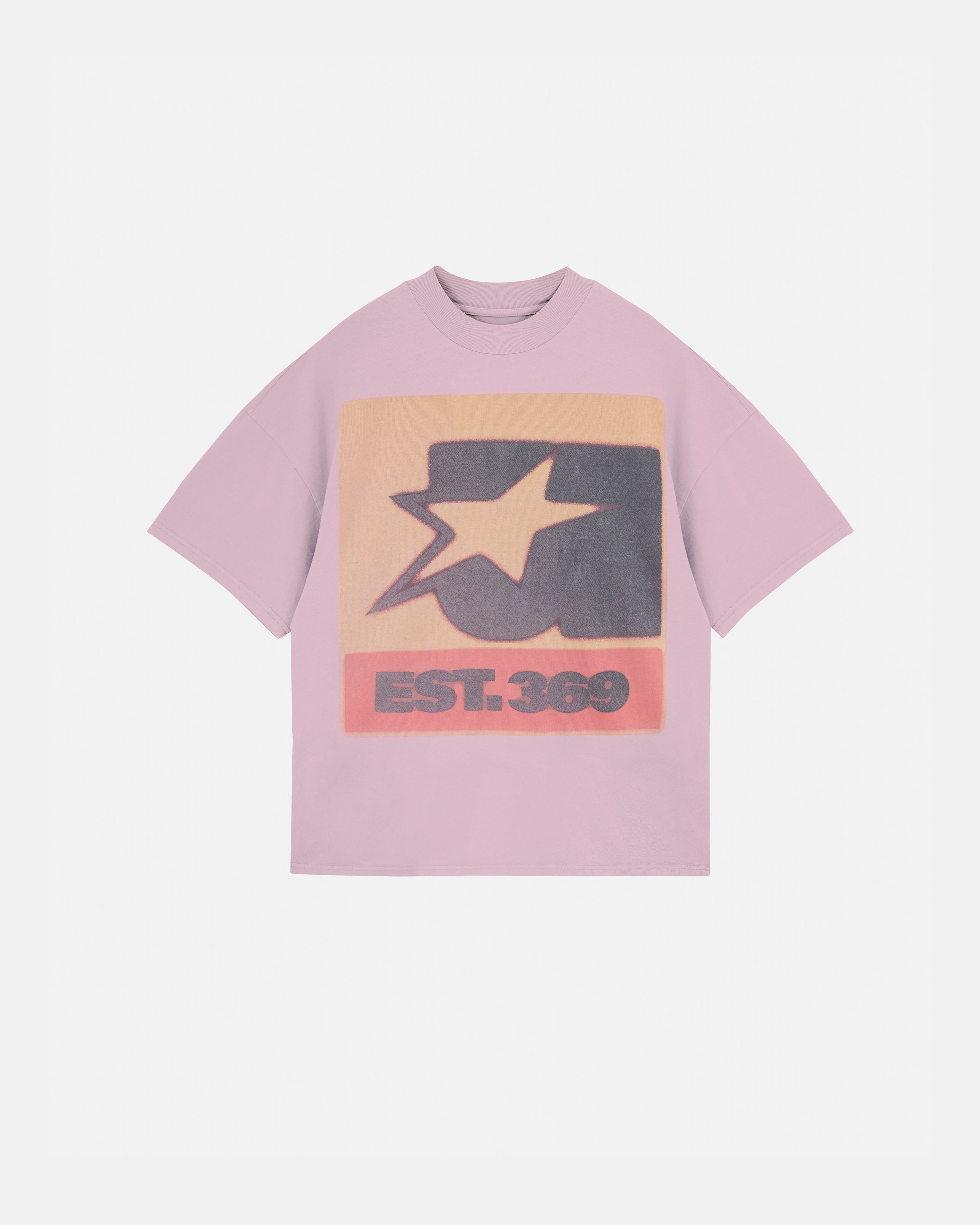 Stardust Symbol Boxy Fit Tshirt Pink