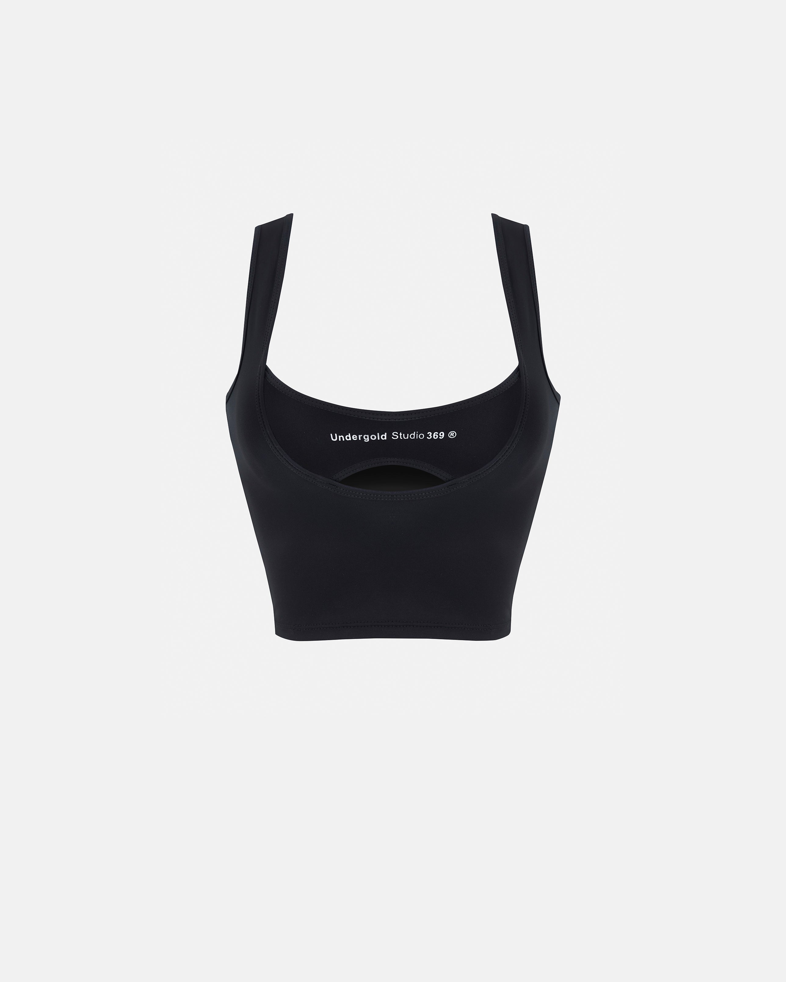Basics Undergold Studio Cut Out Tank Top Black