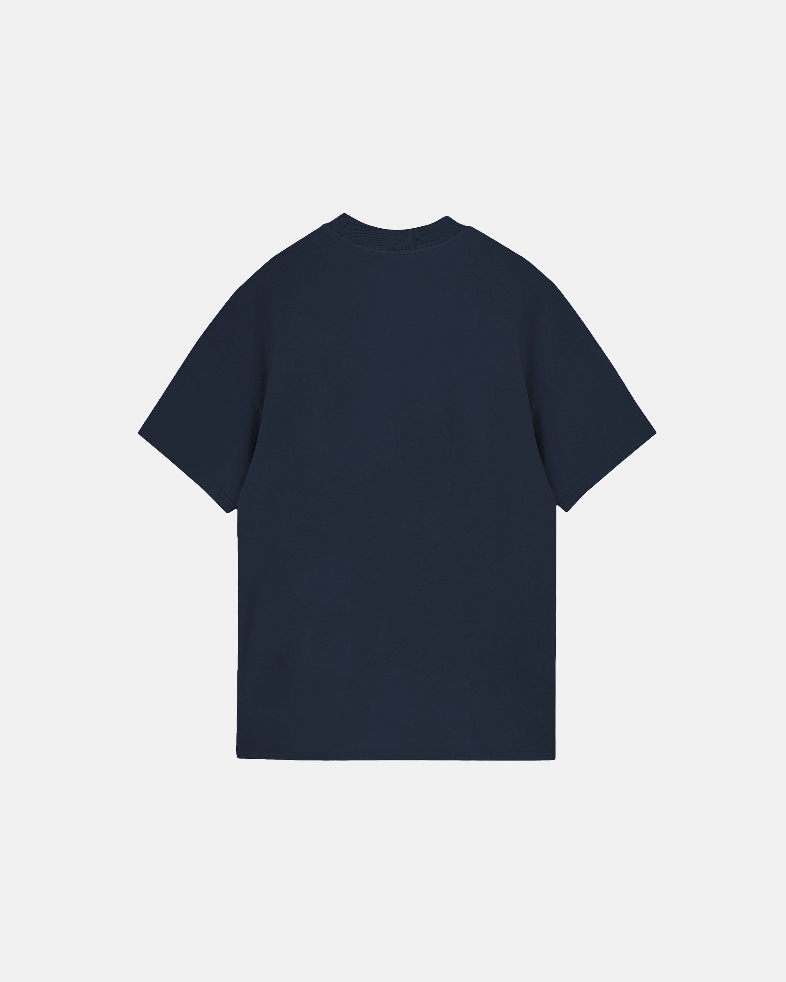 Basics Tiny Logo Regular Fit Tshirt Navy Blue
