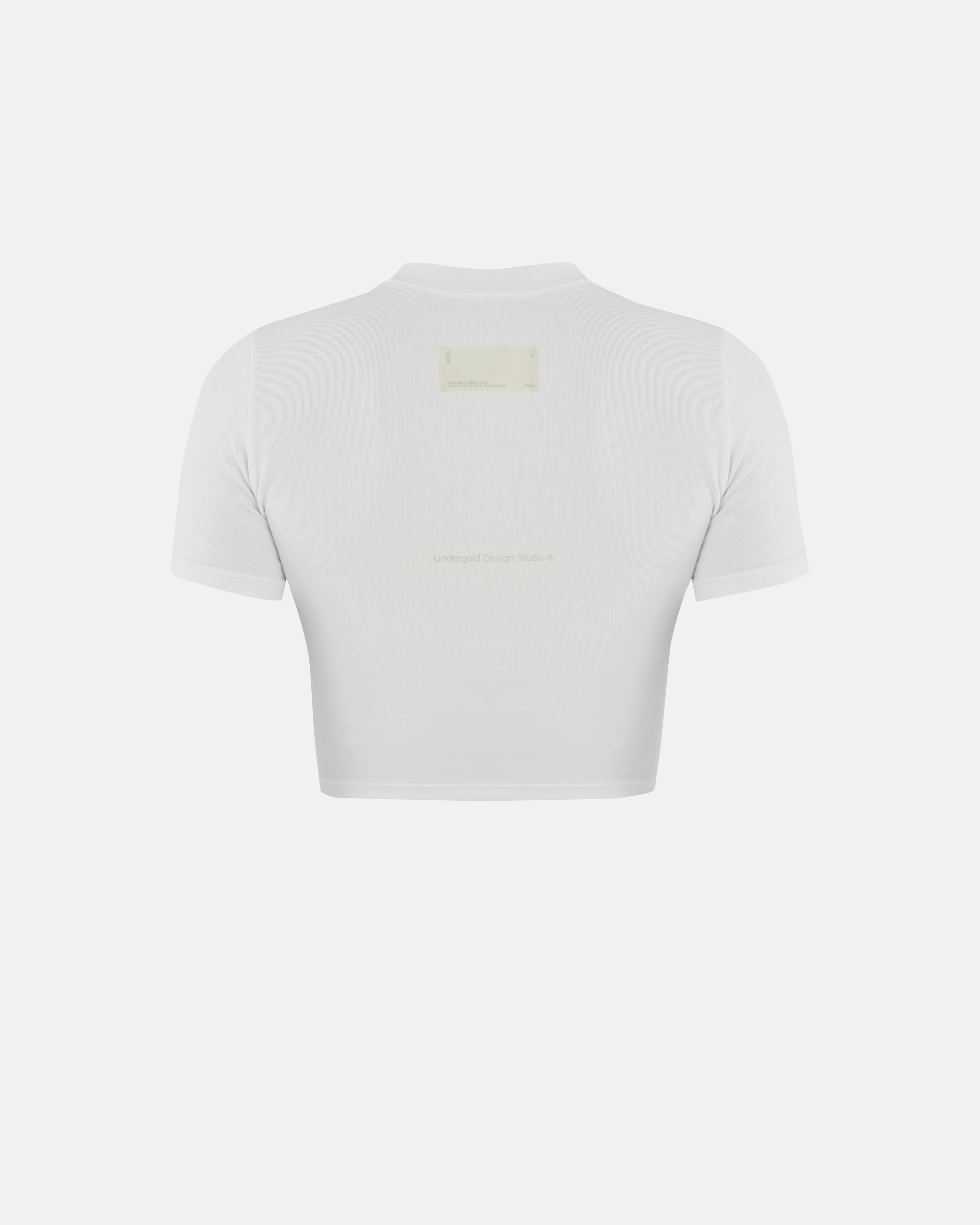 Capsule Blessed Are You Baby Tee White