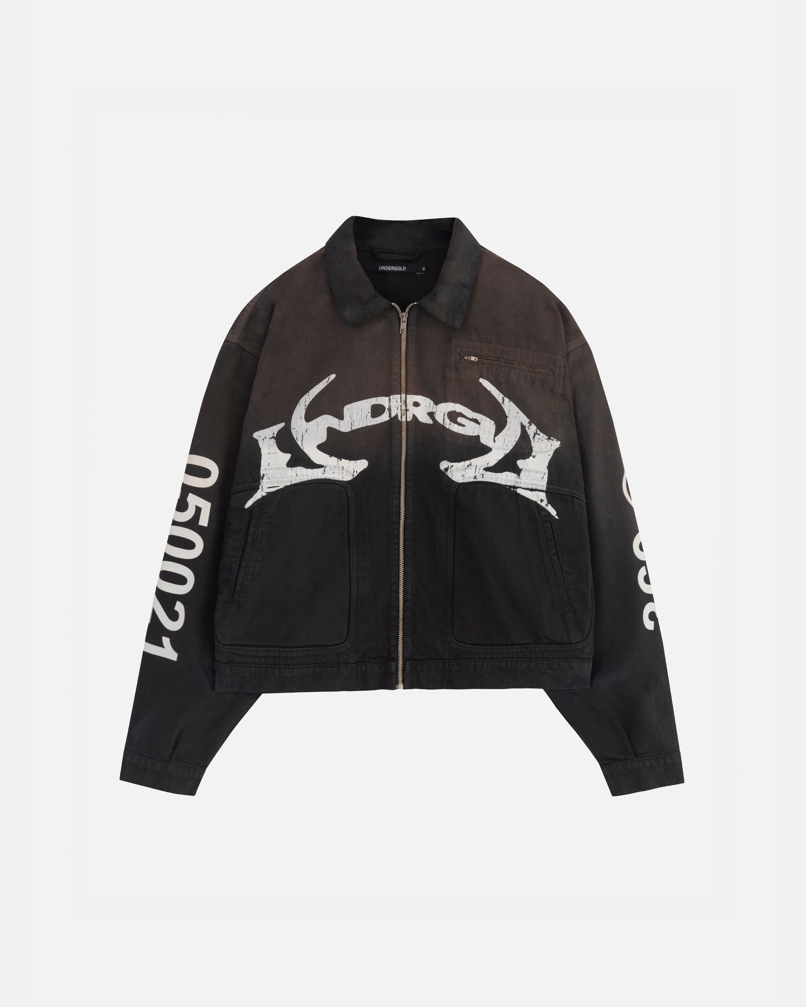 Thunder Rider Pegasus Zip Up Jacket Rusty Black