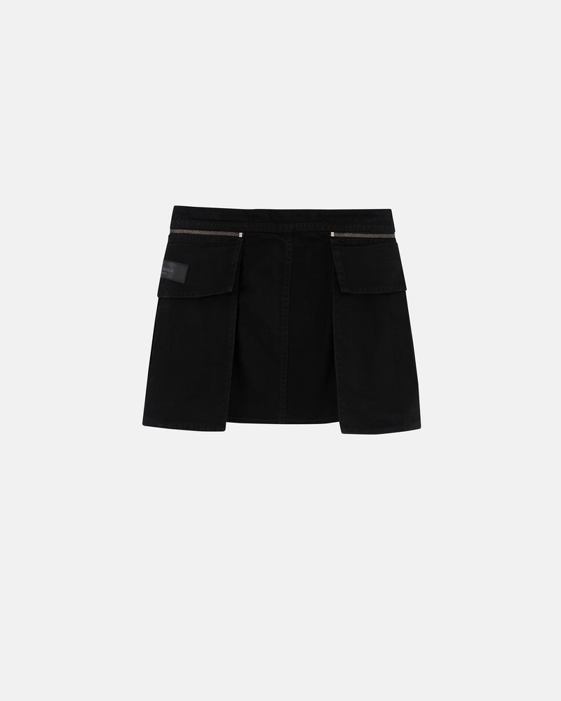 Basics Cargo Skirt Black