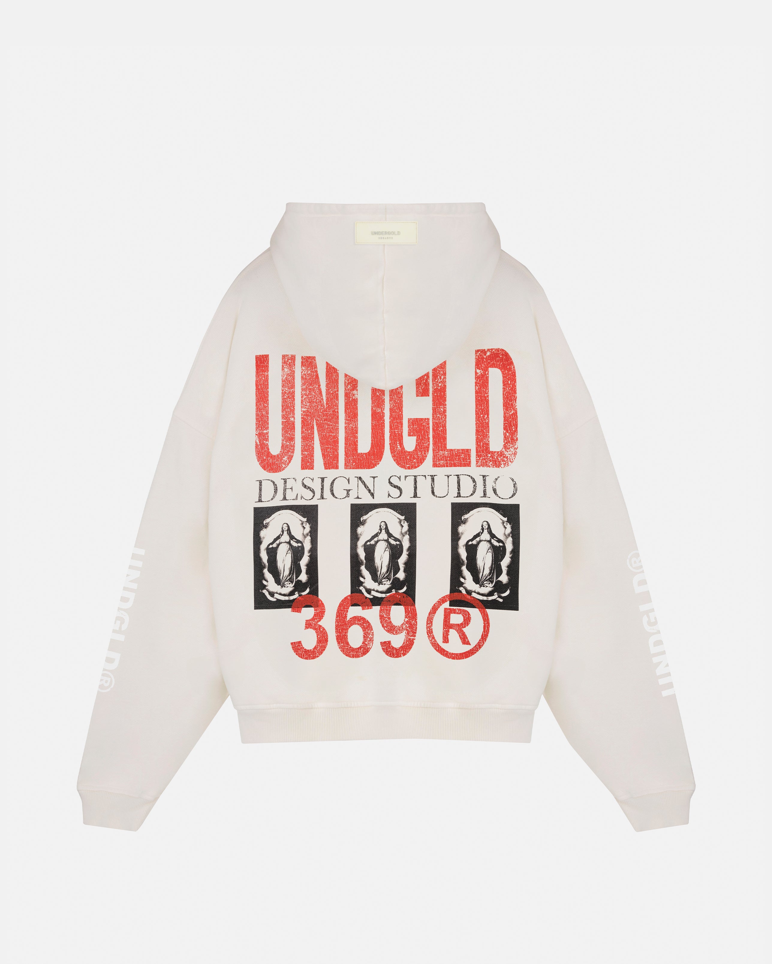 Gratia Plena Mary Hoodie Cream