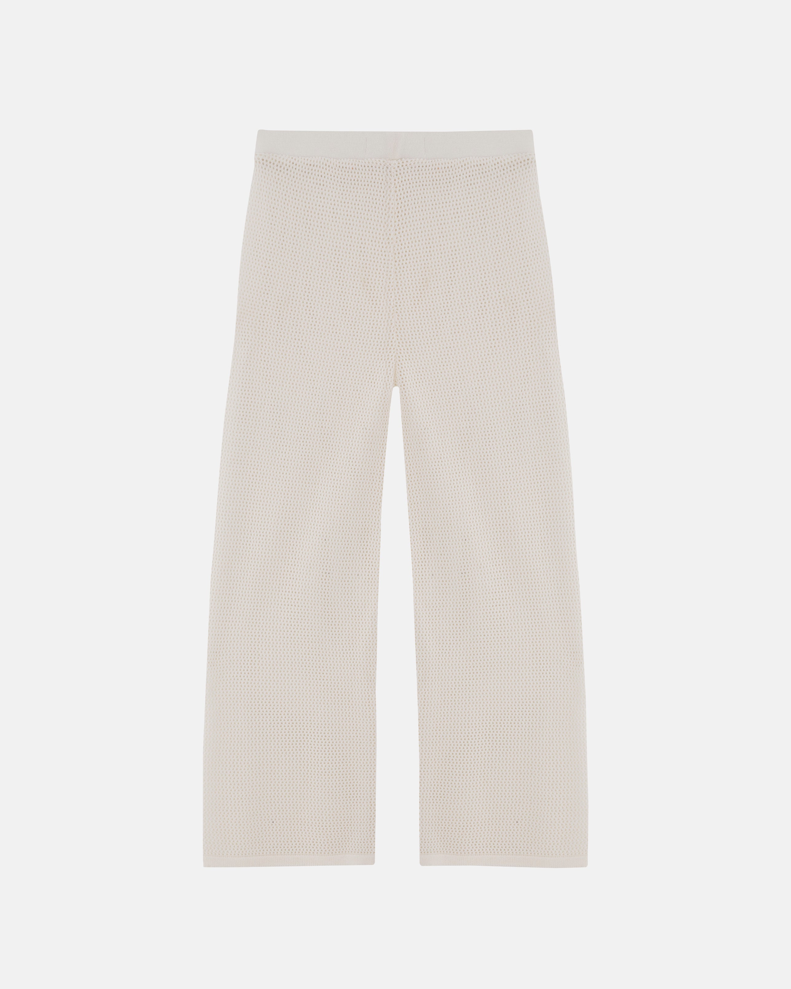 W Basics Knit Straightpants Cream