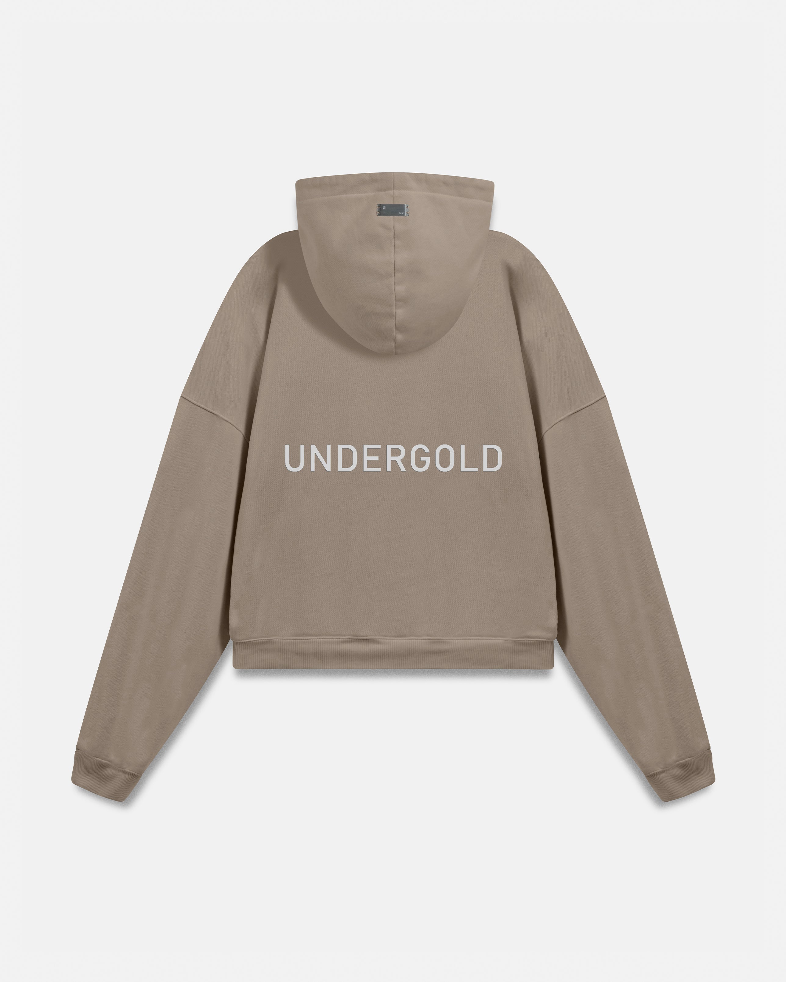 W Basics Undergold Boxy Fit Hoodie Cream