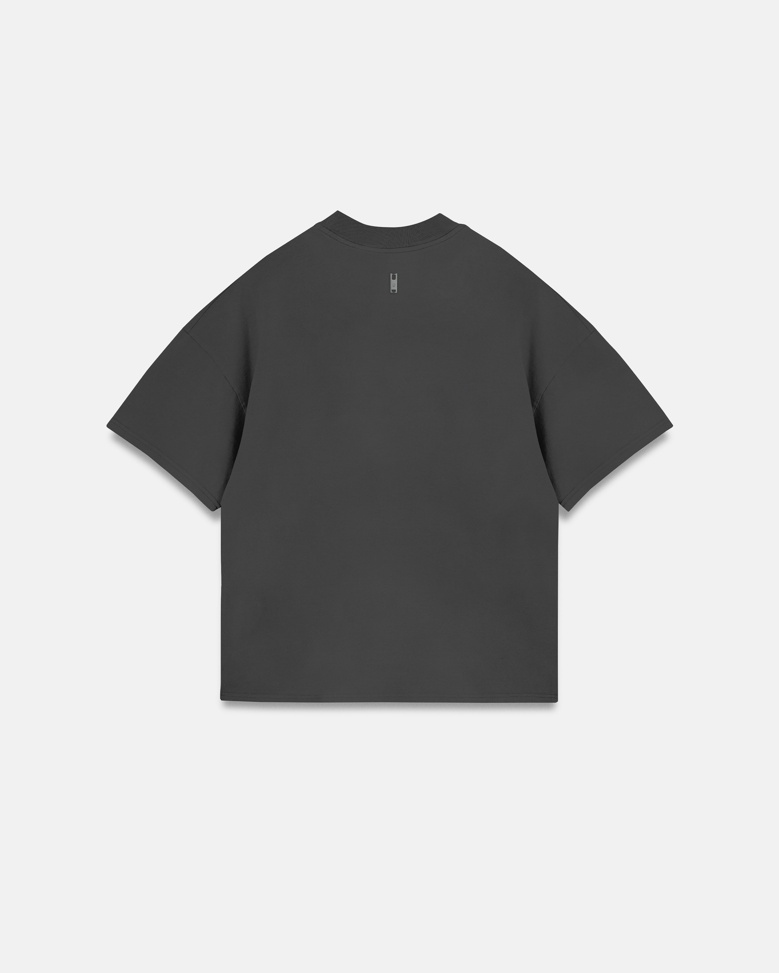 Line Basic Label Boxy Fit Tshirt Vintage Gray