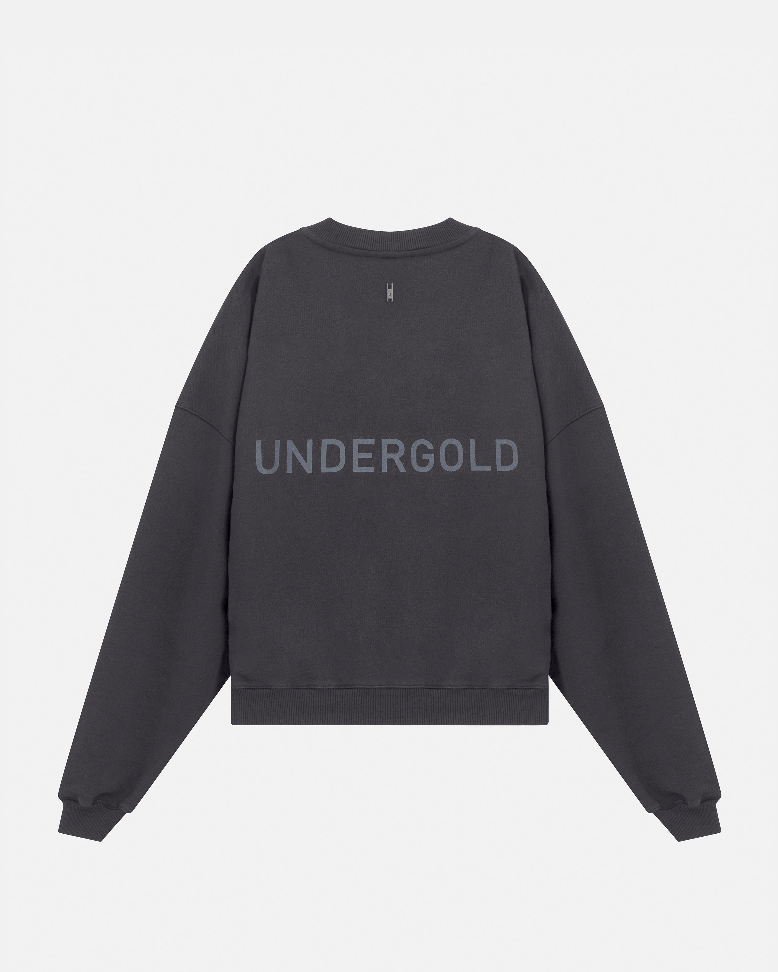 Line Basic Boxy Fit Crewneck Dark Gray