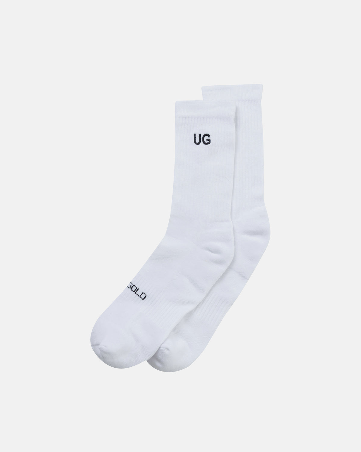 Basics Embroidered UG Socks White