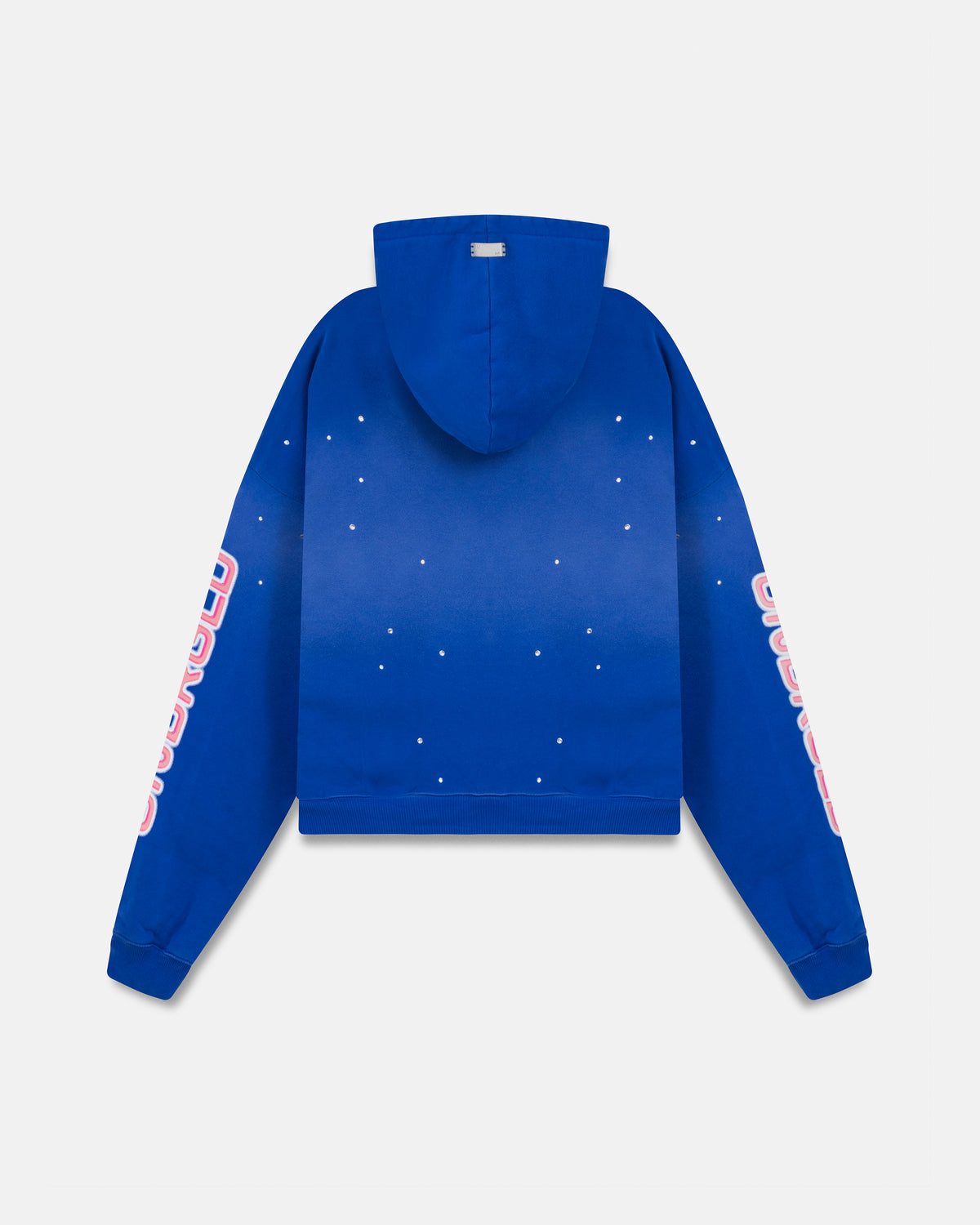 W Act 1 Neon Zip Up Boxy Fit Hoodie Electric Blue