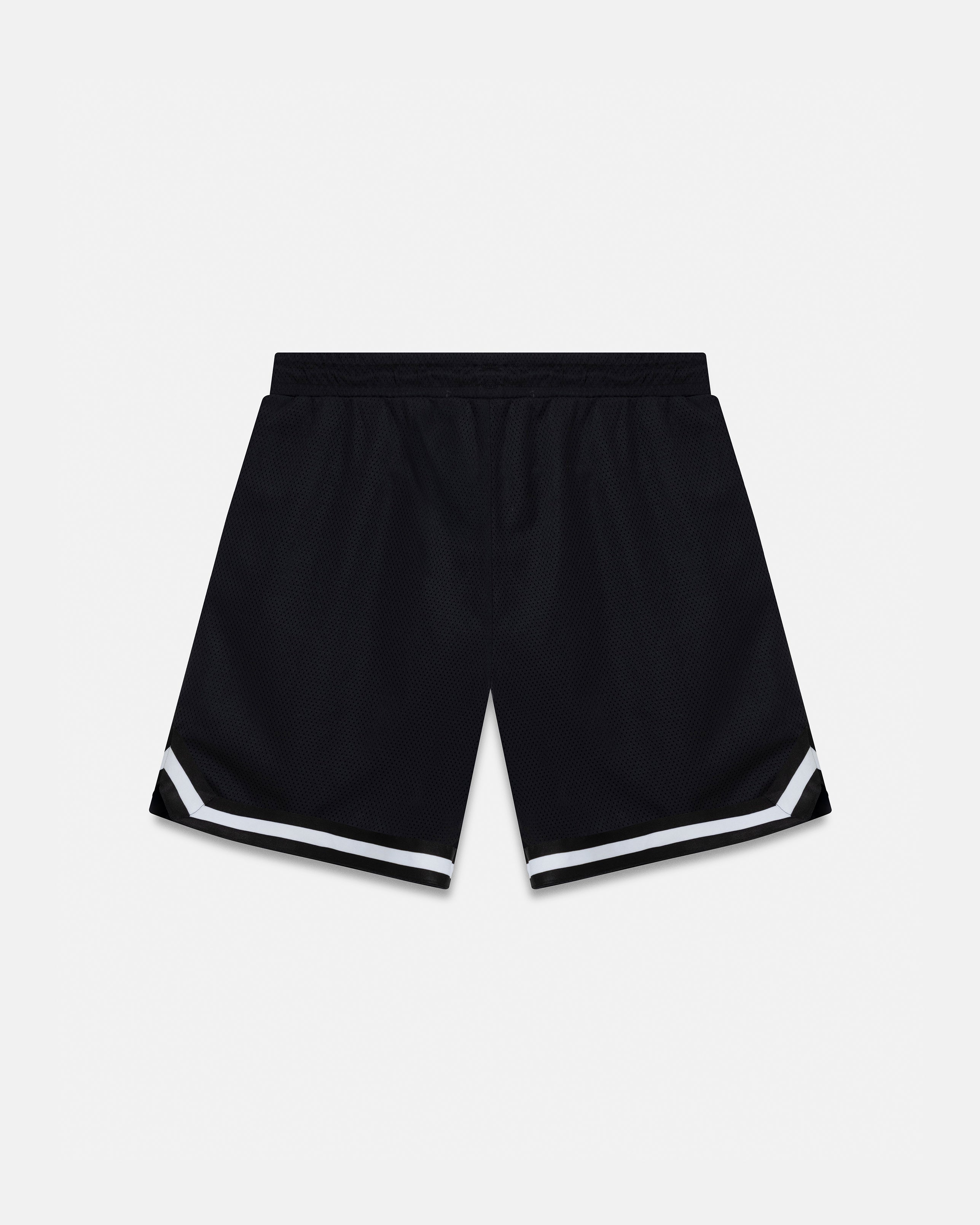 Line Embroidered UG Mesh Short Black
