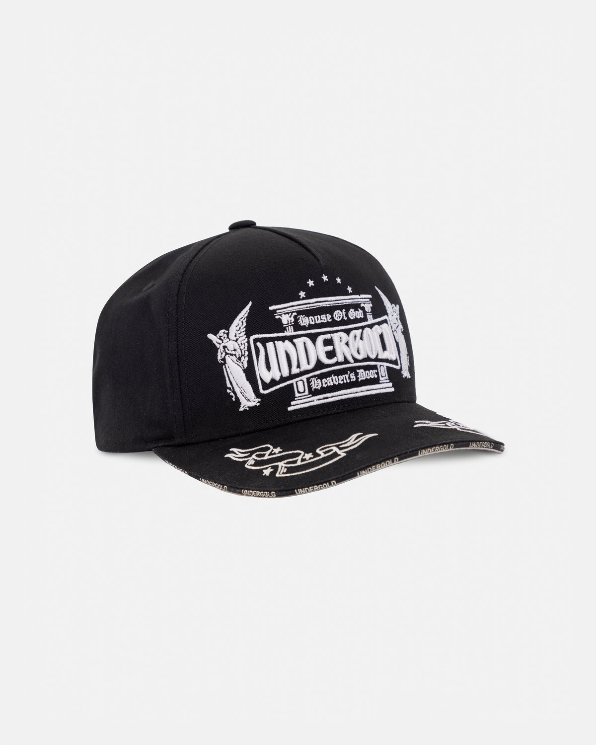 Basics Heaven's Door High Crown Cap Black