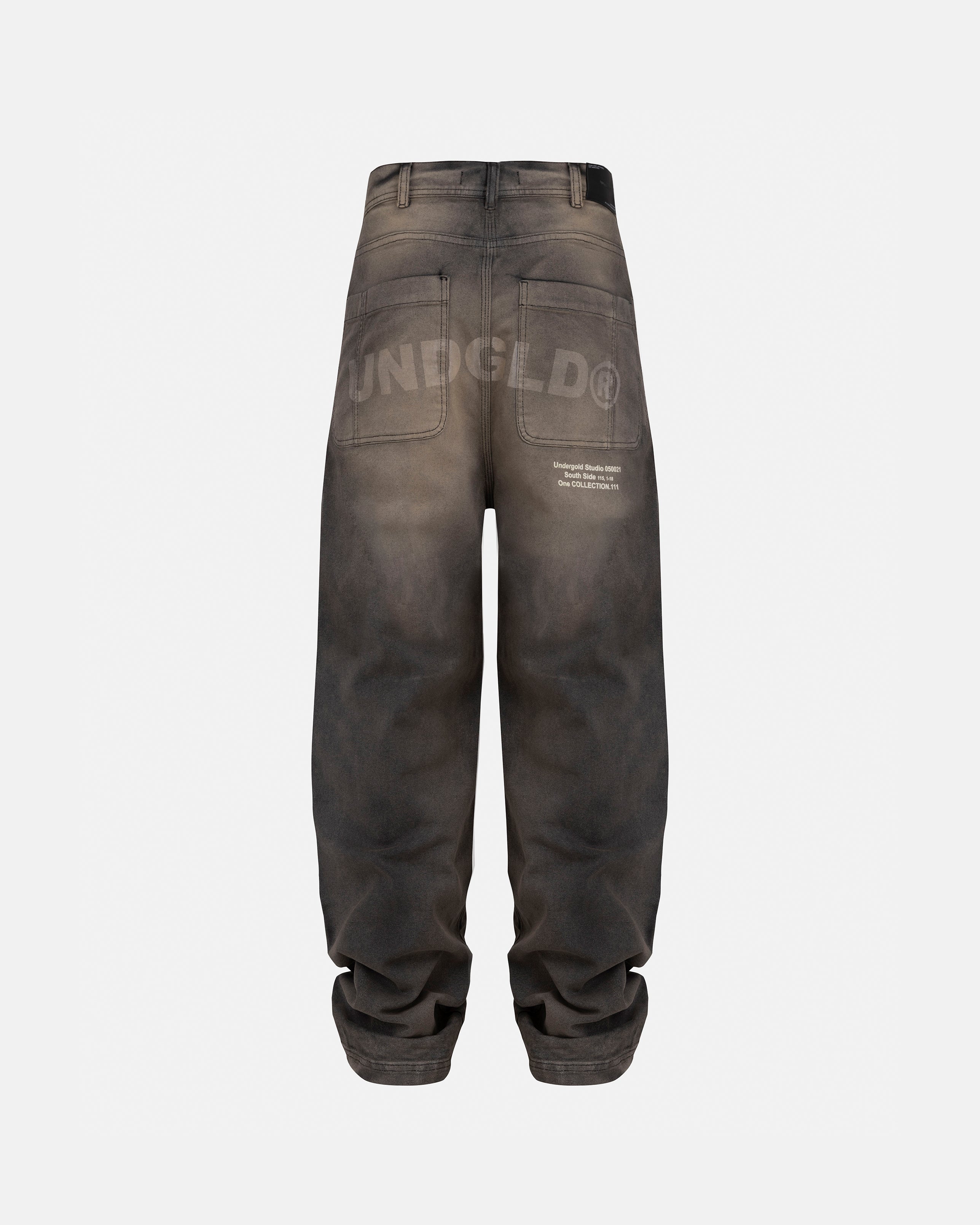 The One Star Wide Jean Dirty Black