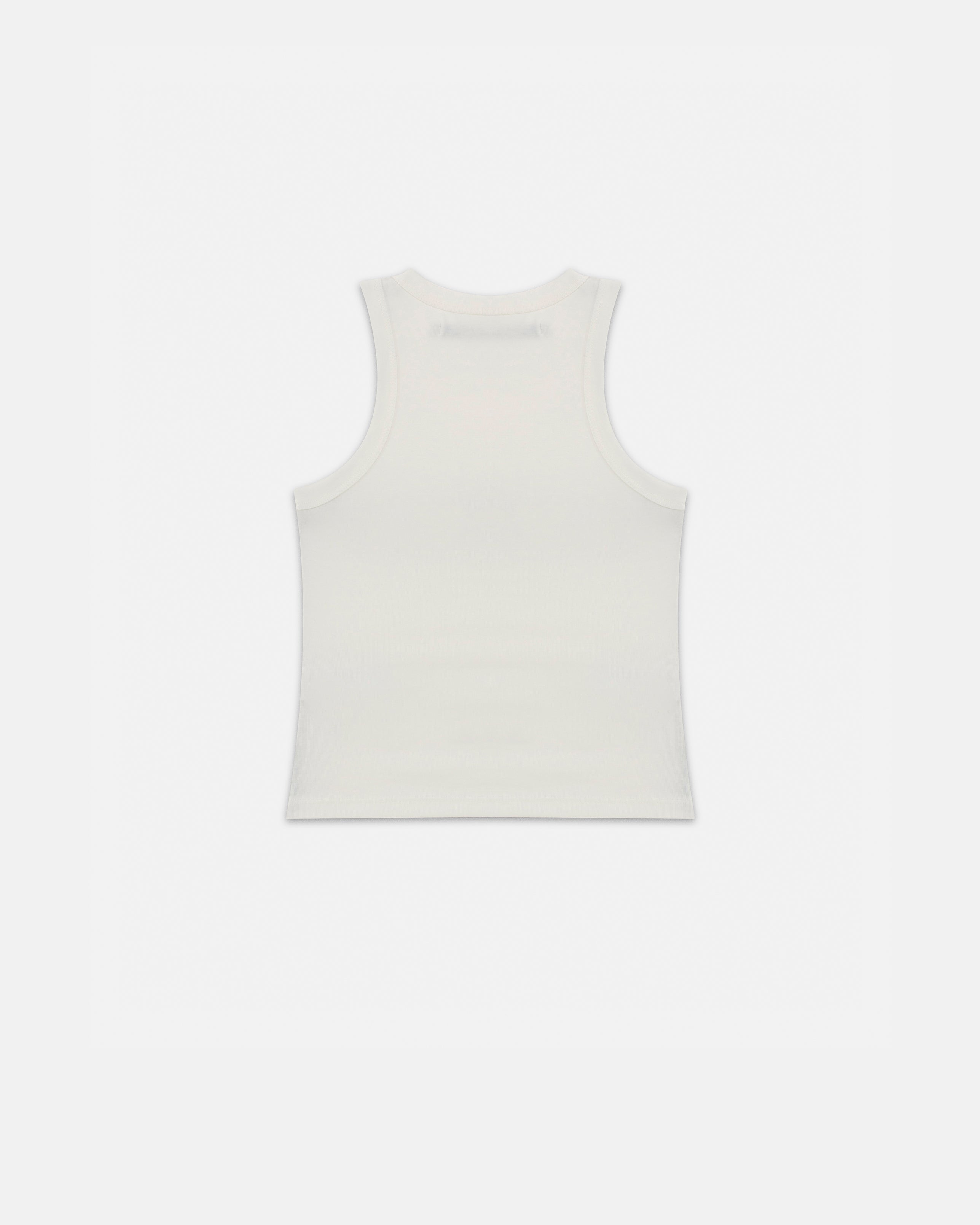 94' Gothic U Halter Tank Top White