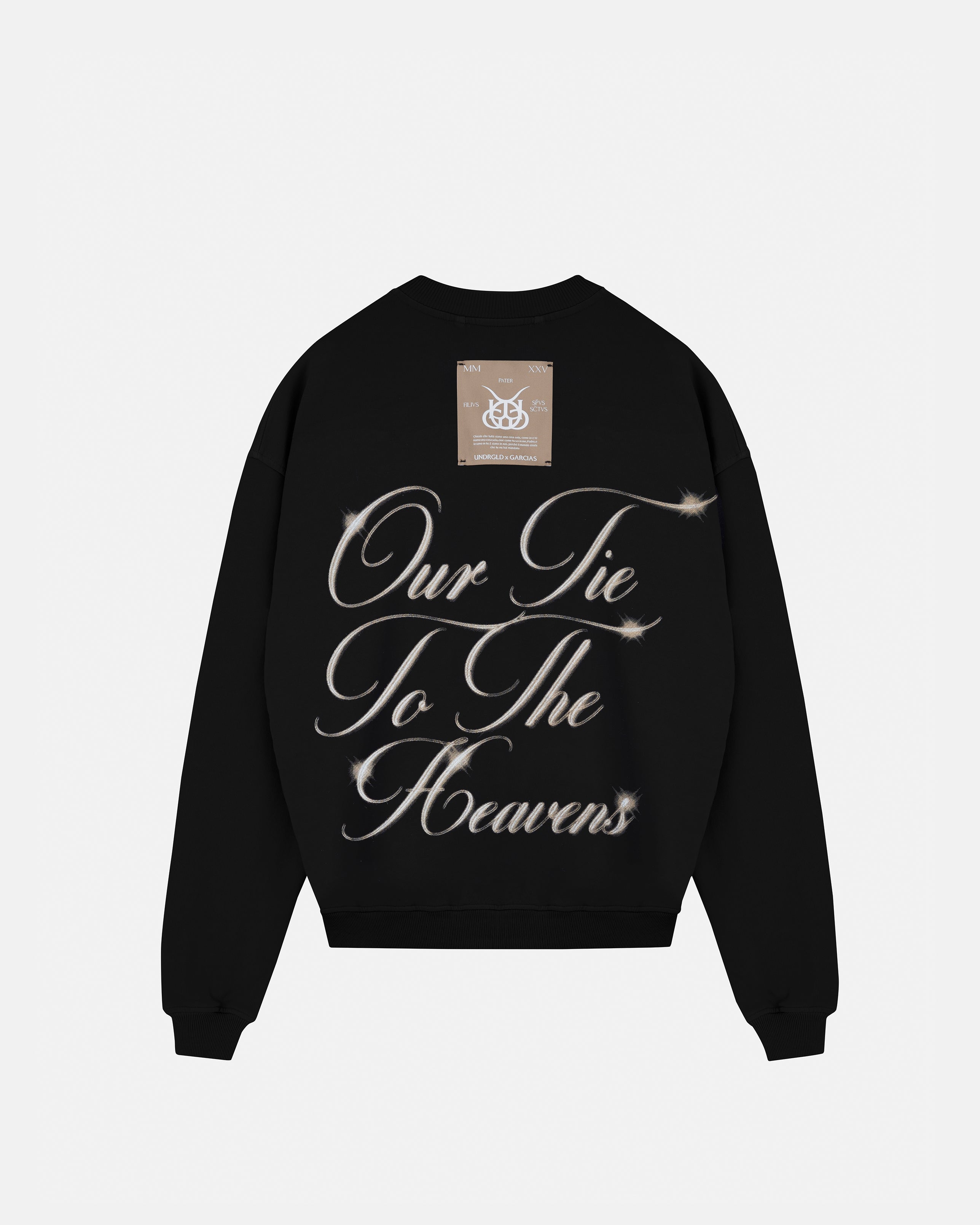 Santa Unión Our Tie To The Heavens Crewneck Black
