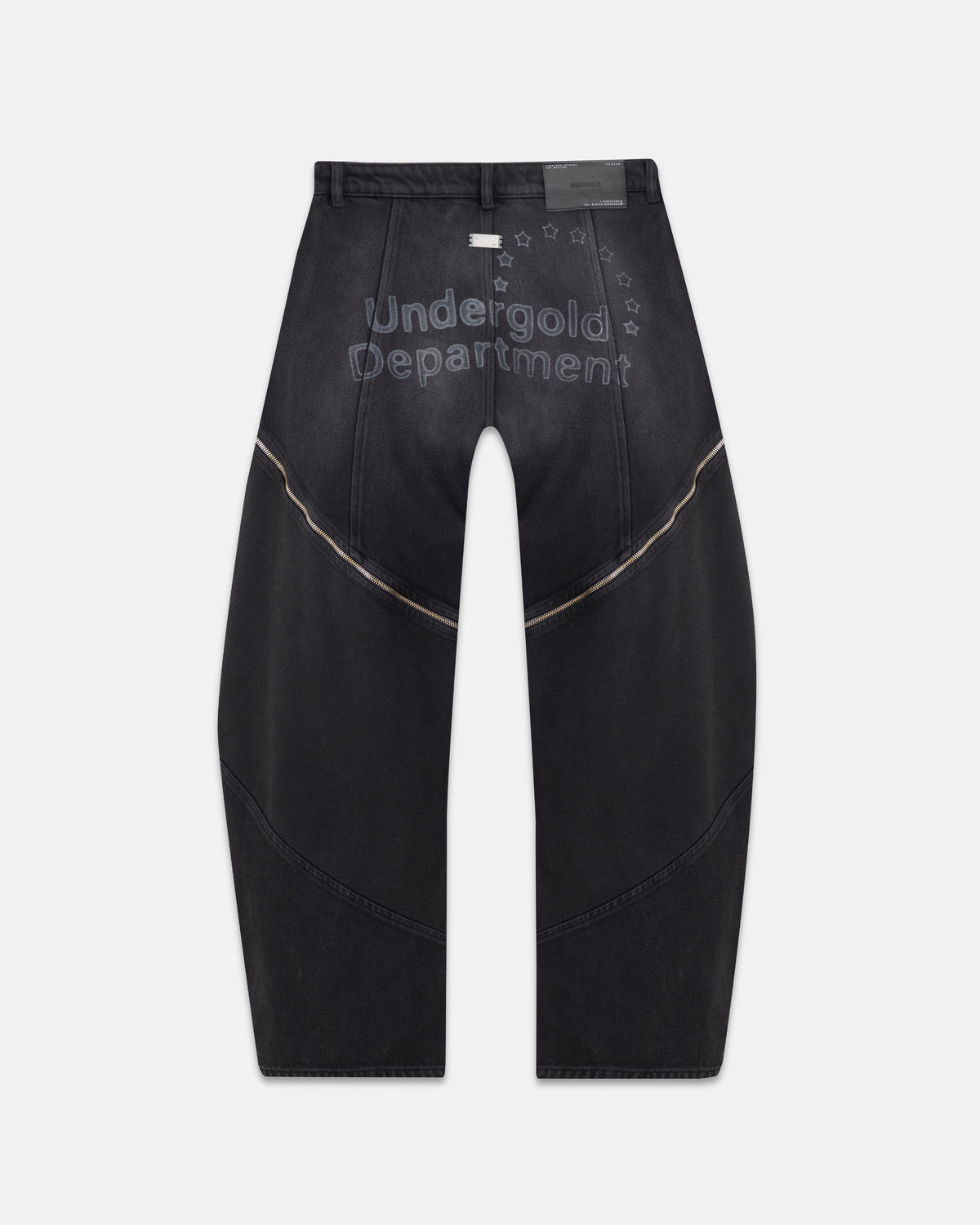 W Pilgrimage Undergold Department Barrel Jean Washed Black