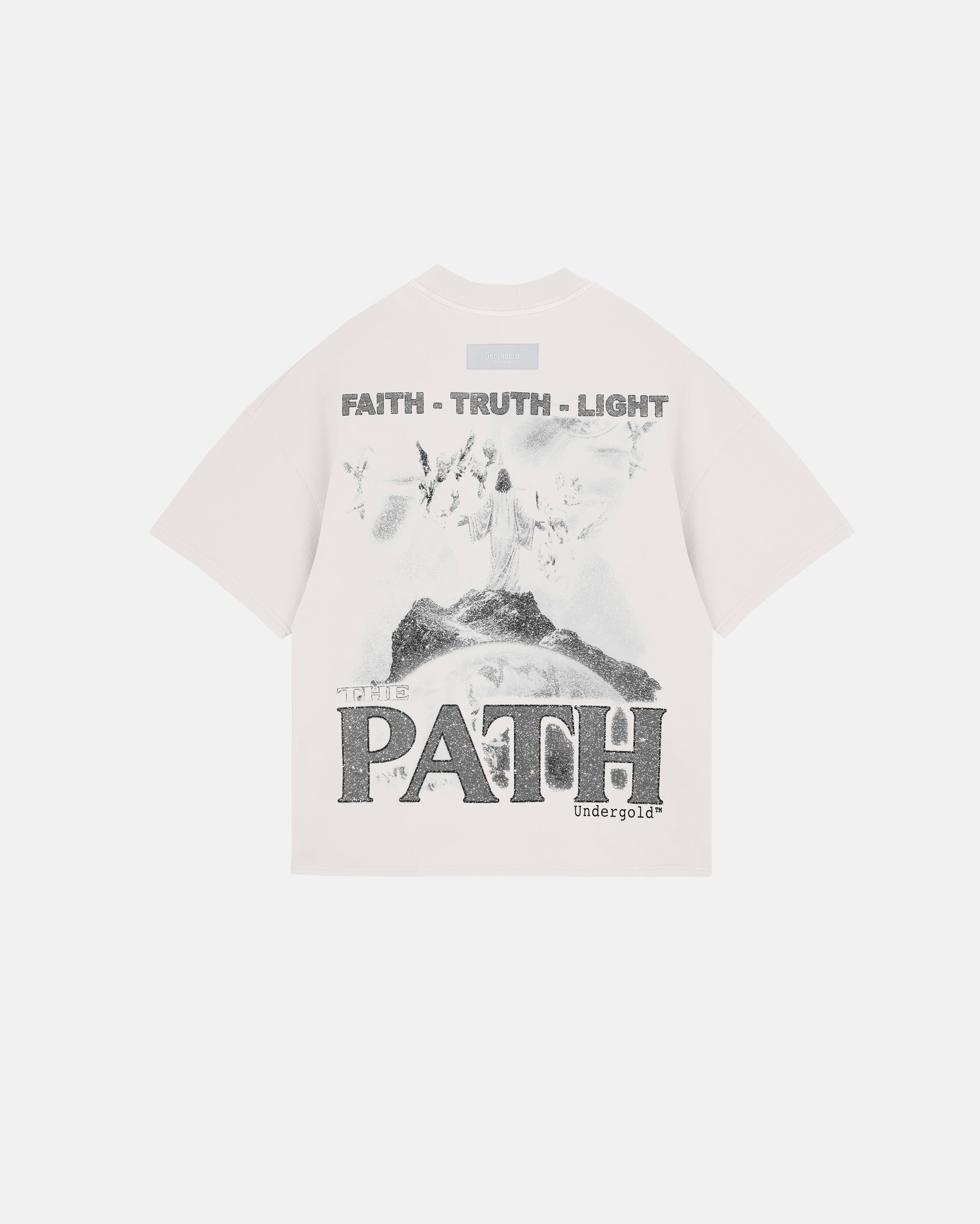 The Path Summit Boxy Fit T-shirt White