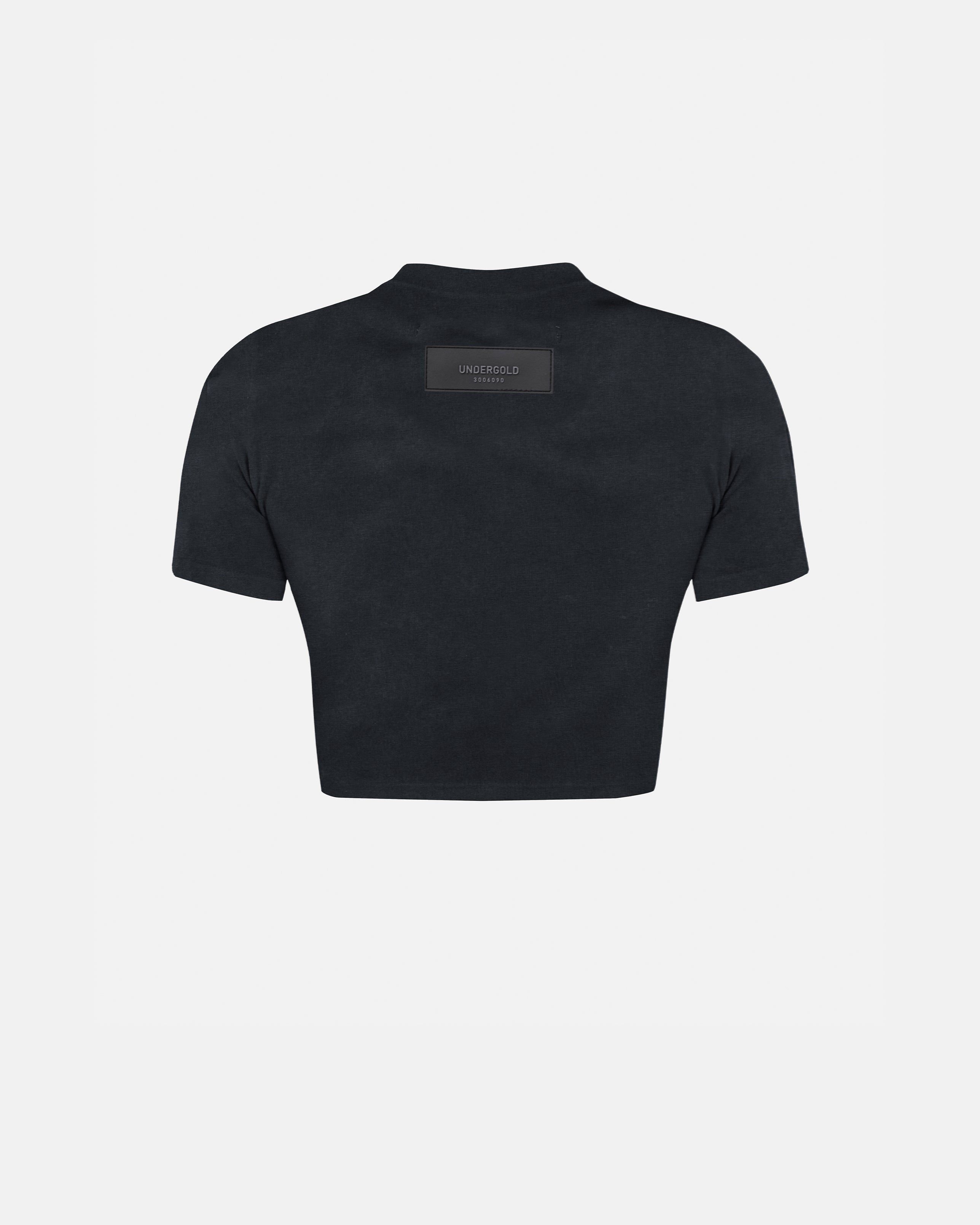 Agnus Dei UNDRGLD Baby Tee Vintage Black