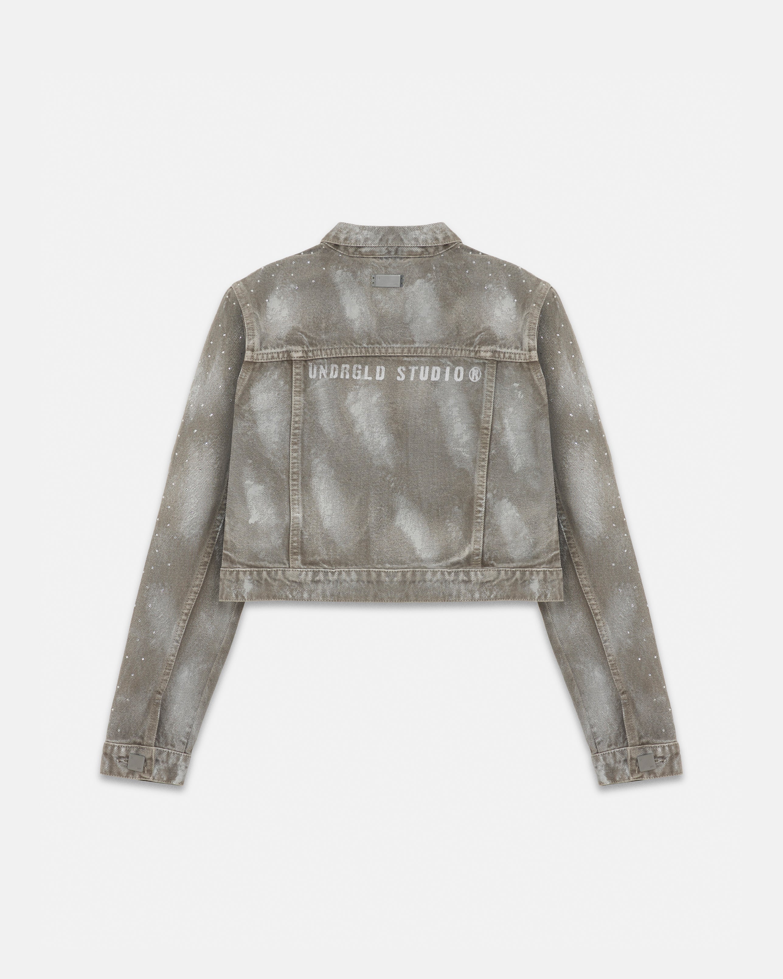 W 94' Worn Logo Jacket Smoke Gray