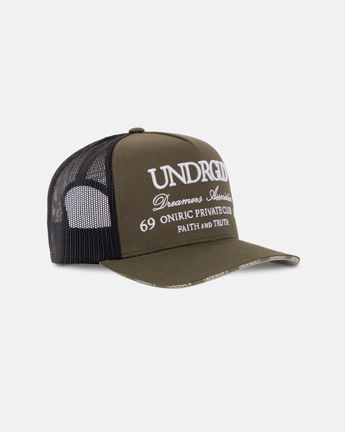 Basics UNDRGLD Trucker Cap Khaki Green