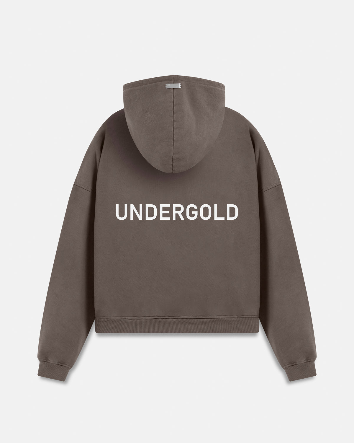 Line Basic Hoodie Brown