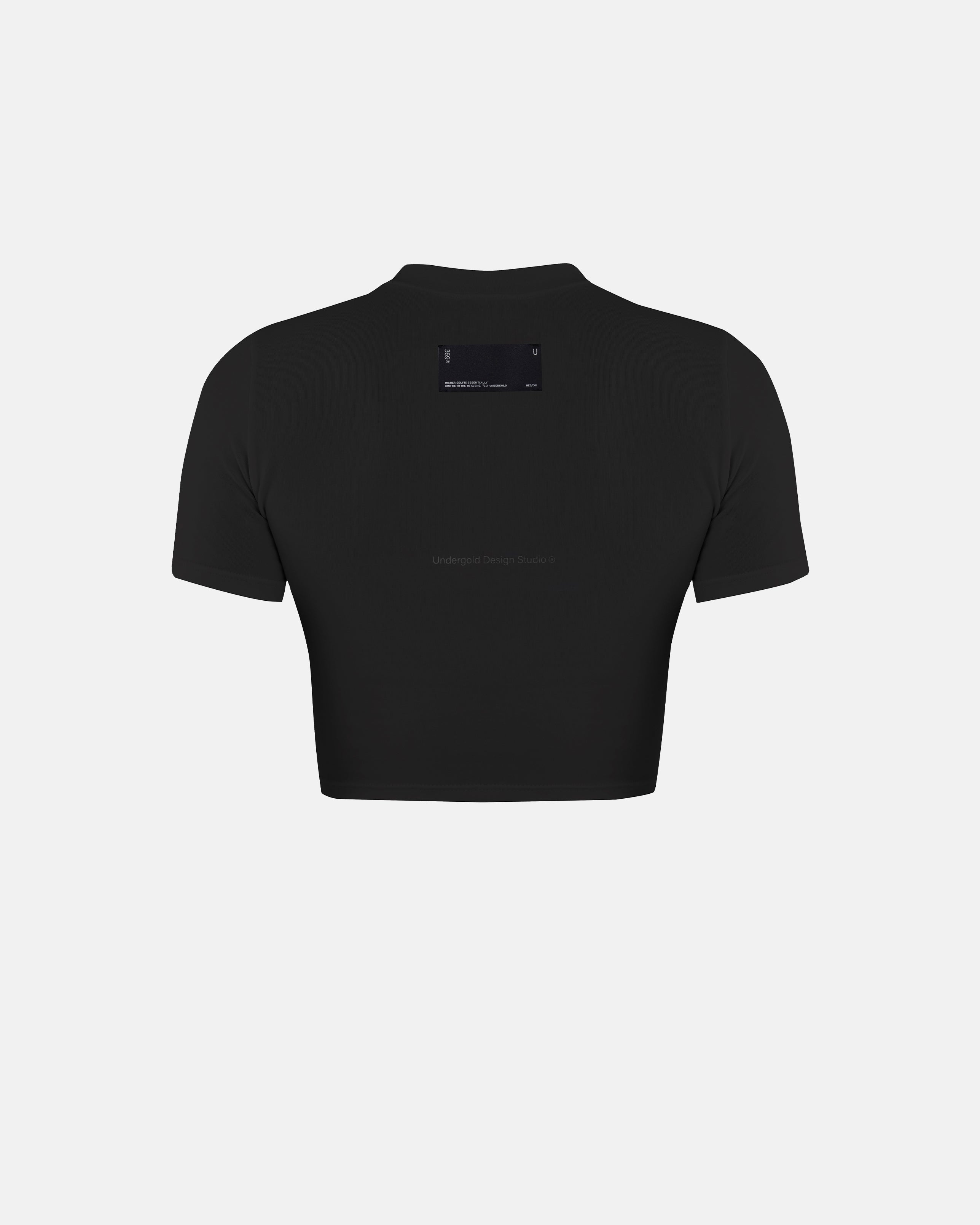 Capsule Blessed Are You Baby Tee Black