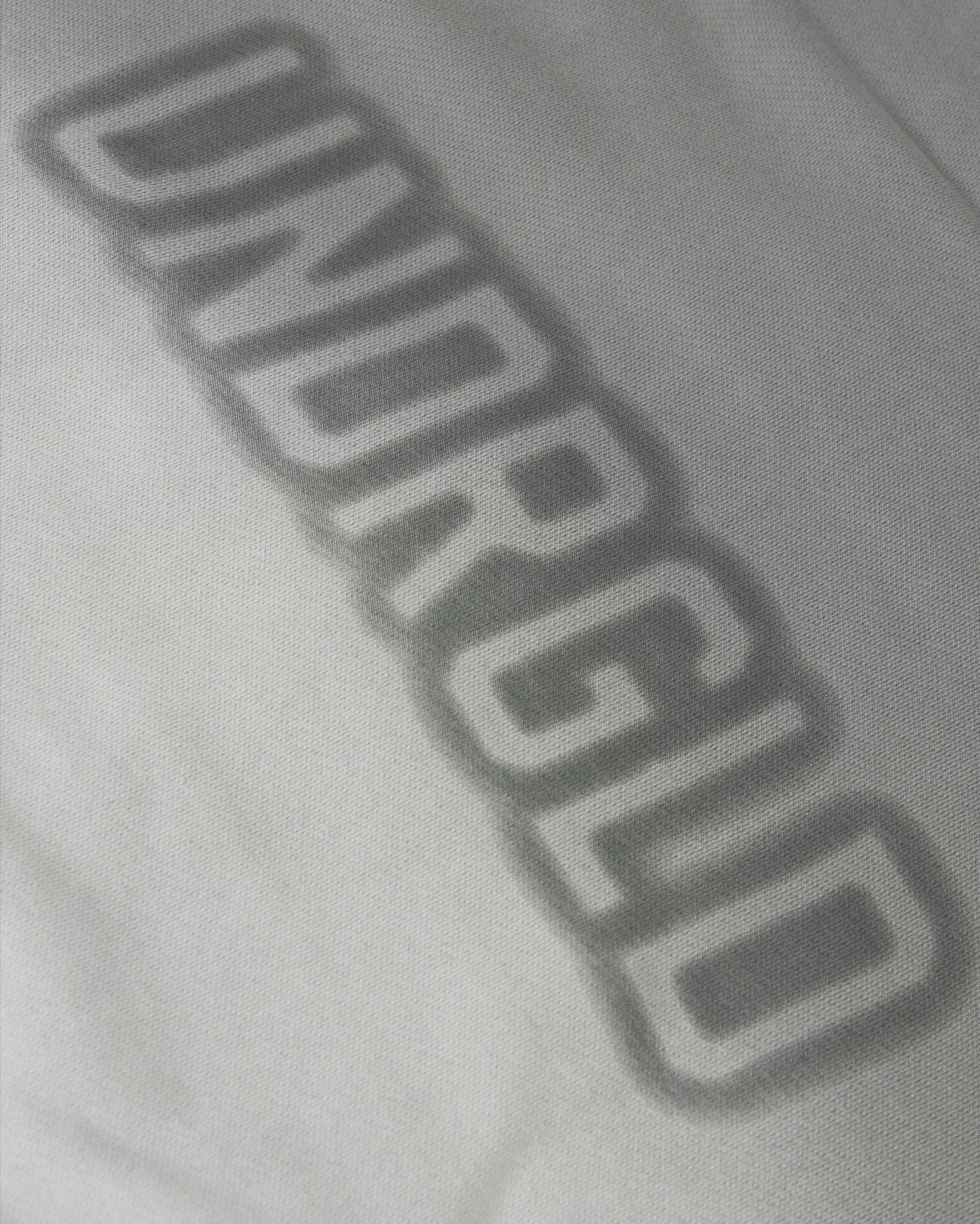 W Holy State UNDRGLD Turtle Neck Boxy Fit Hoodie Faded Gray