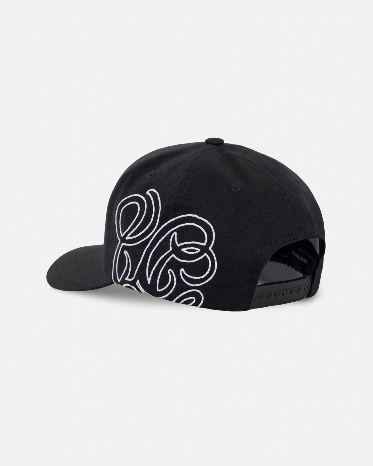 Basics UG Monogram High Crown Cap Black