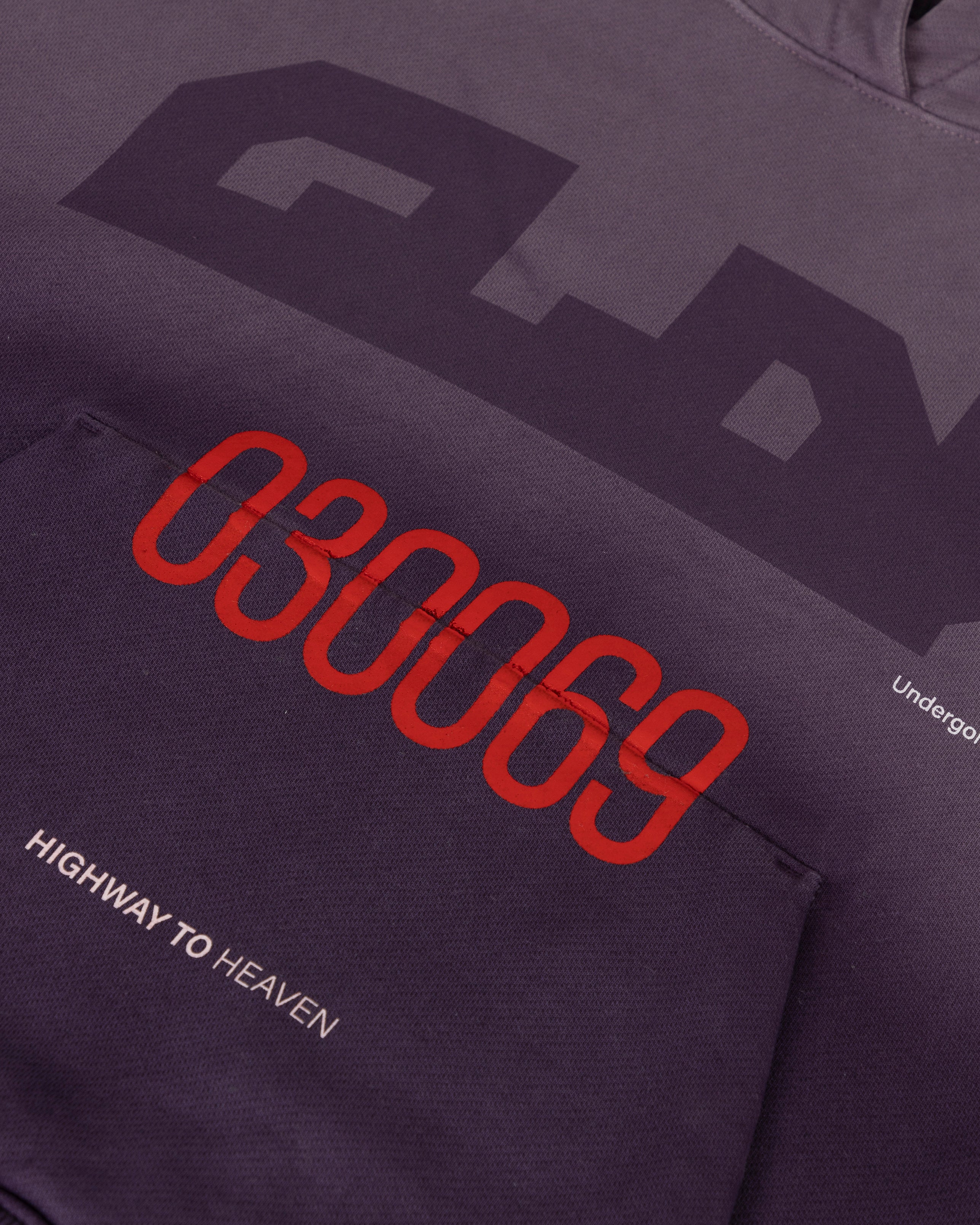 W Spring Trinitas Boxy Fit Hoodie Sandblast Grape