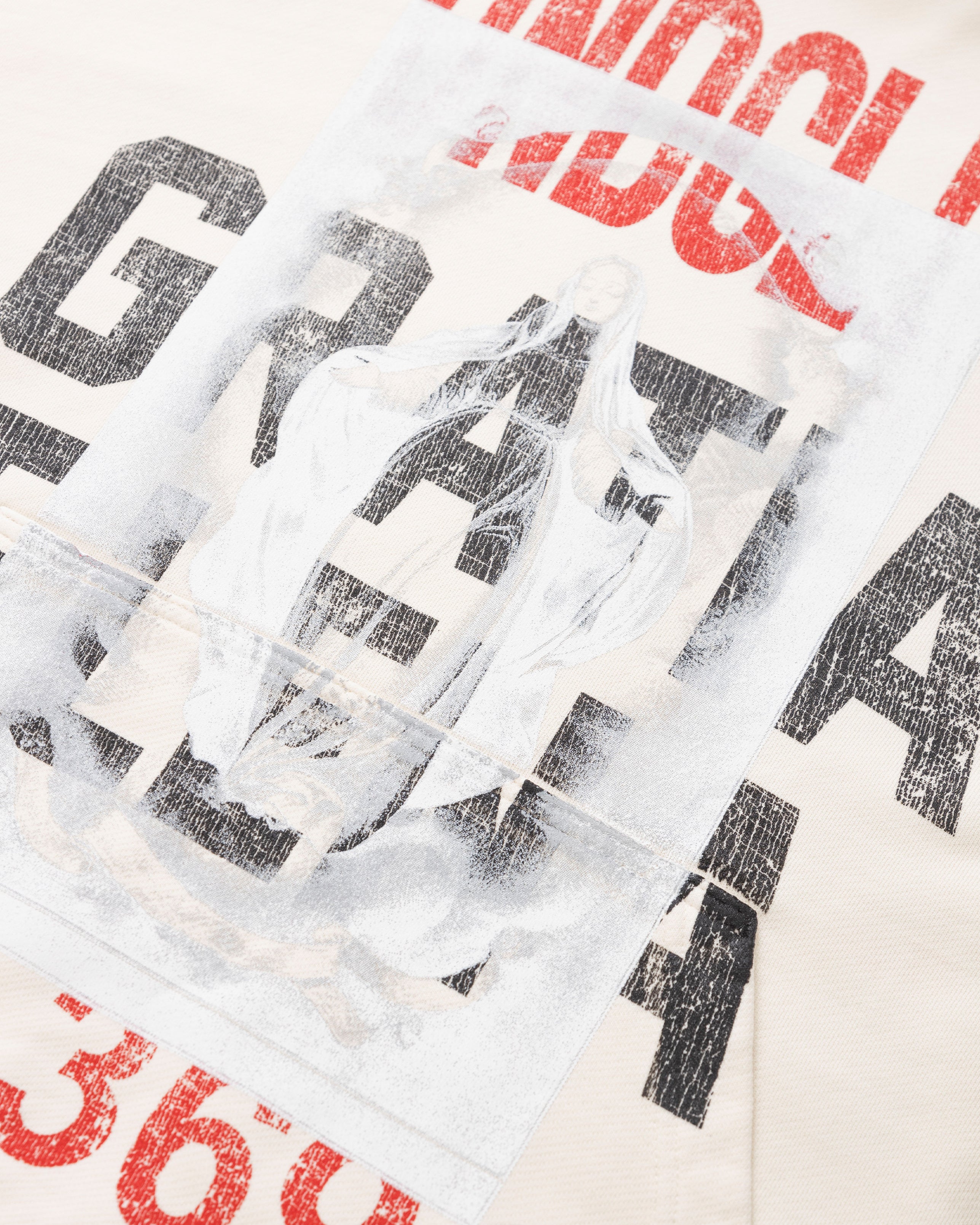 Gratia Plena Mary Hoodie Cream